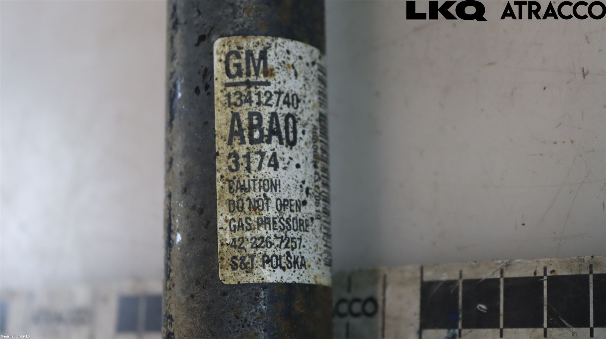 Opel ASTRA J 10-15 Stötdämpare Bak