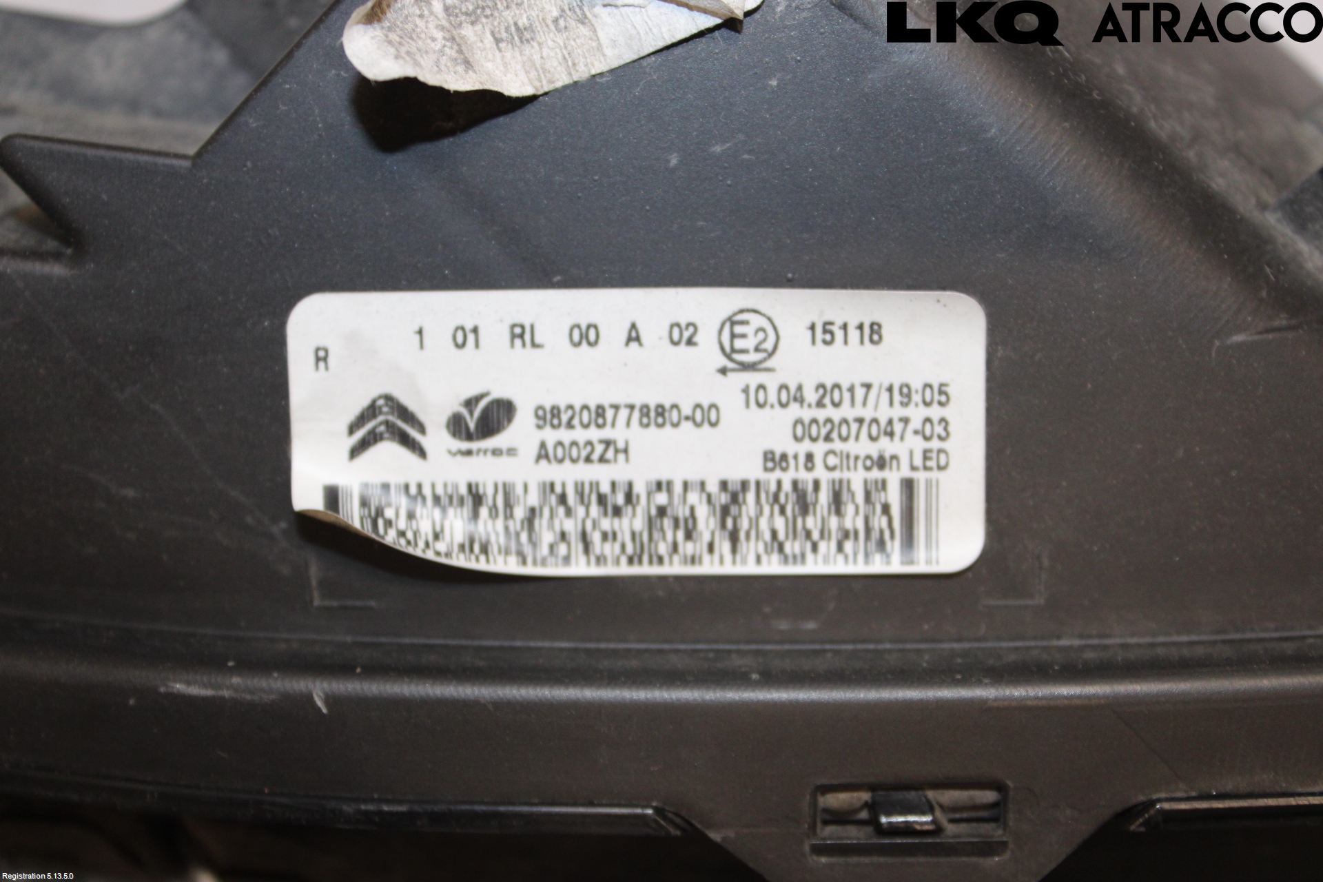 Citroen C3 AIRCROSS 18-23 Positionsljus Fram Hö