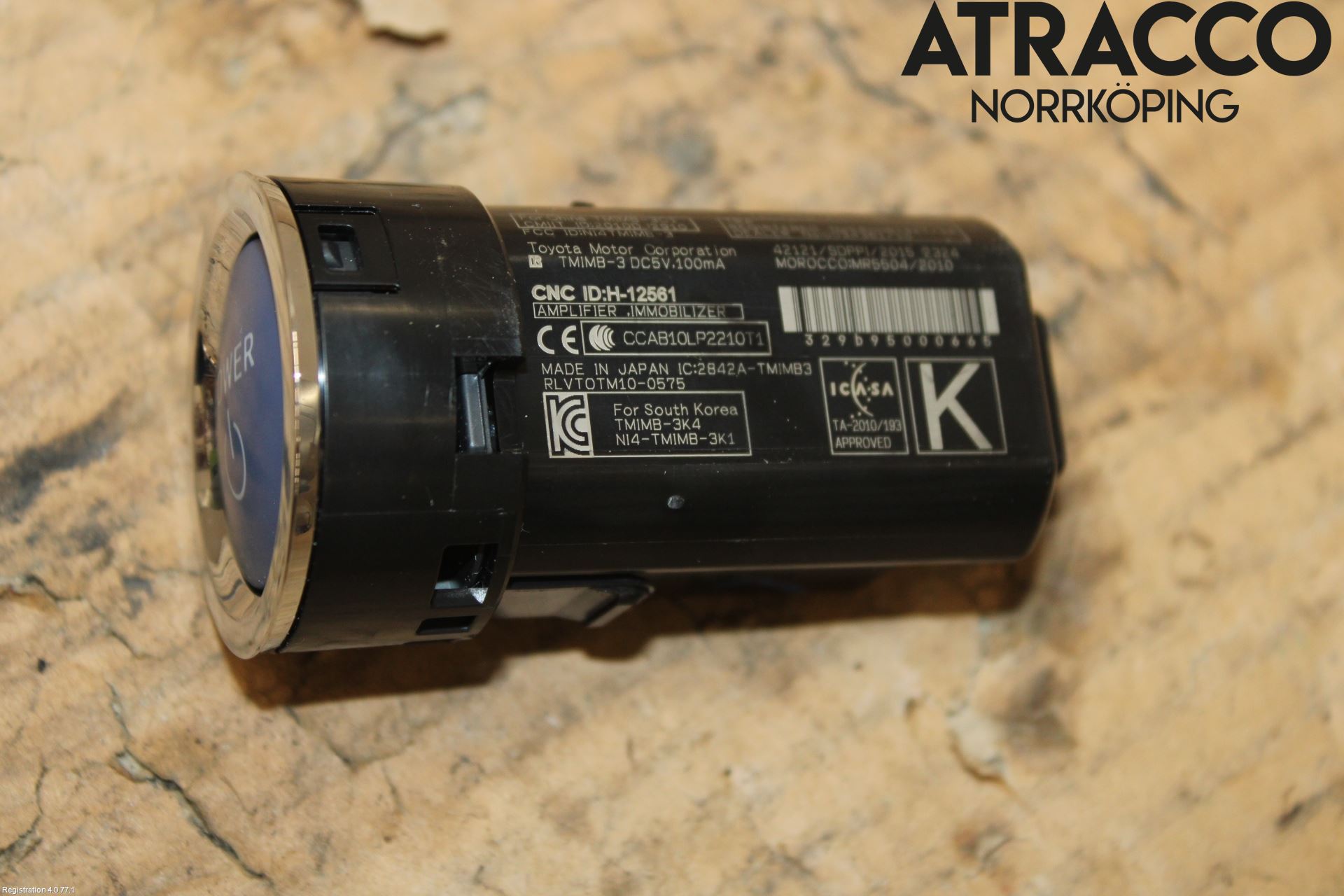 Toyota C-HR 16-23 Startknapp Personbil