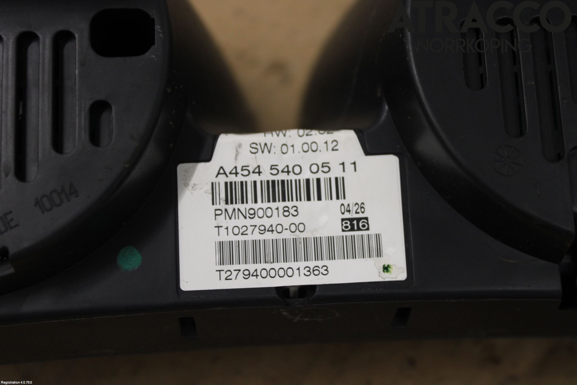 Smart FORFOUR 04-06 Instrument Komb