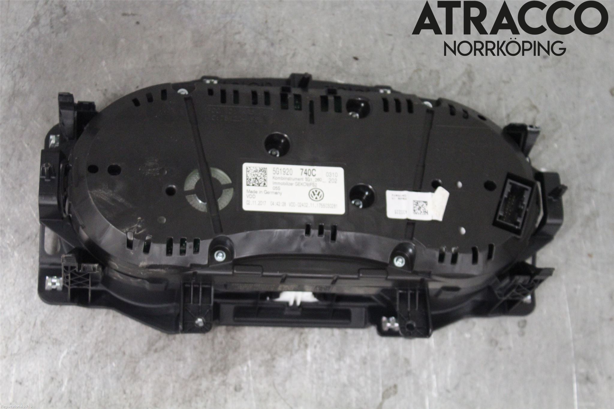 Volkswagen VW GOLF / E-GOLF VII 13-20 Instrument Komb
