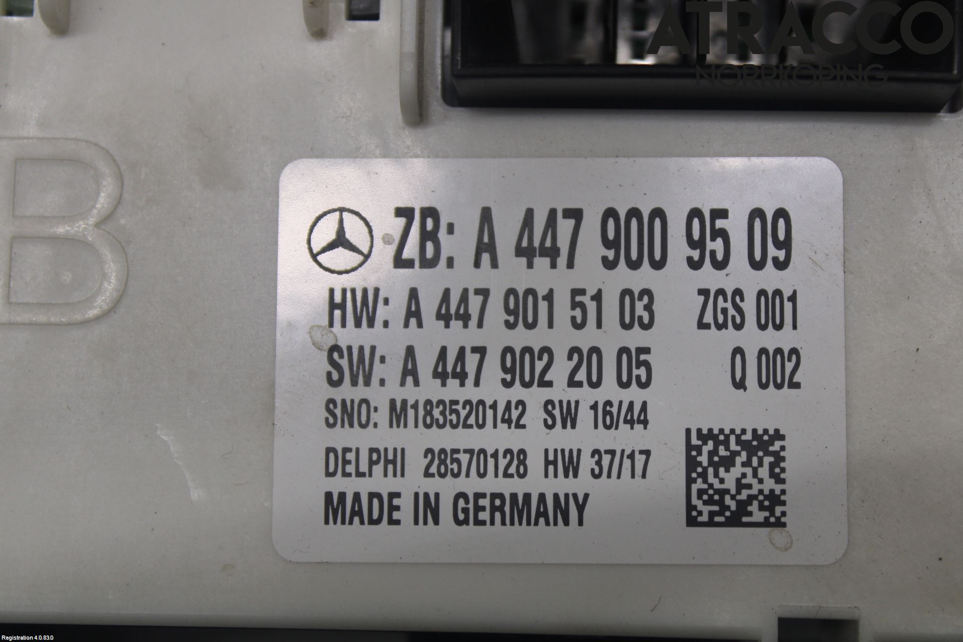 Mercedes-Benz MB VITO/V-KLASS (W640,W447,W448) 14- Styrenhet Övrigt