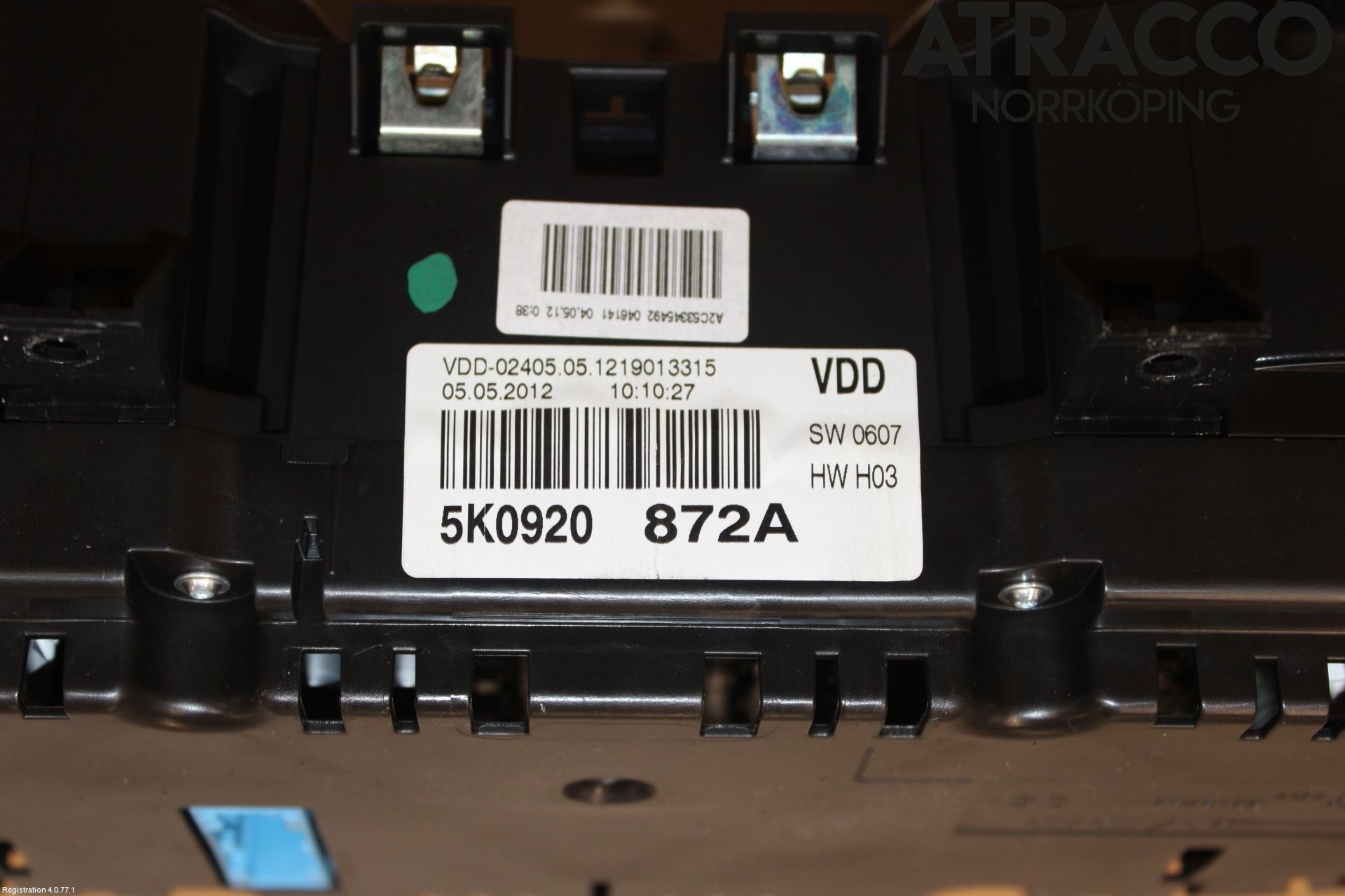 Volkswagen VW GOLF VI 09-13 Instrument Komb