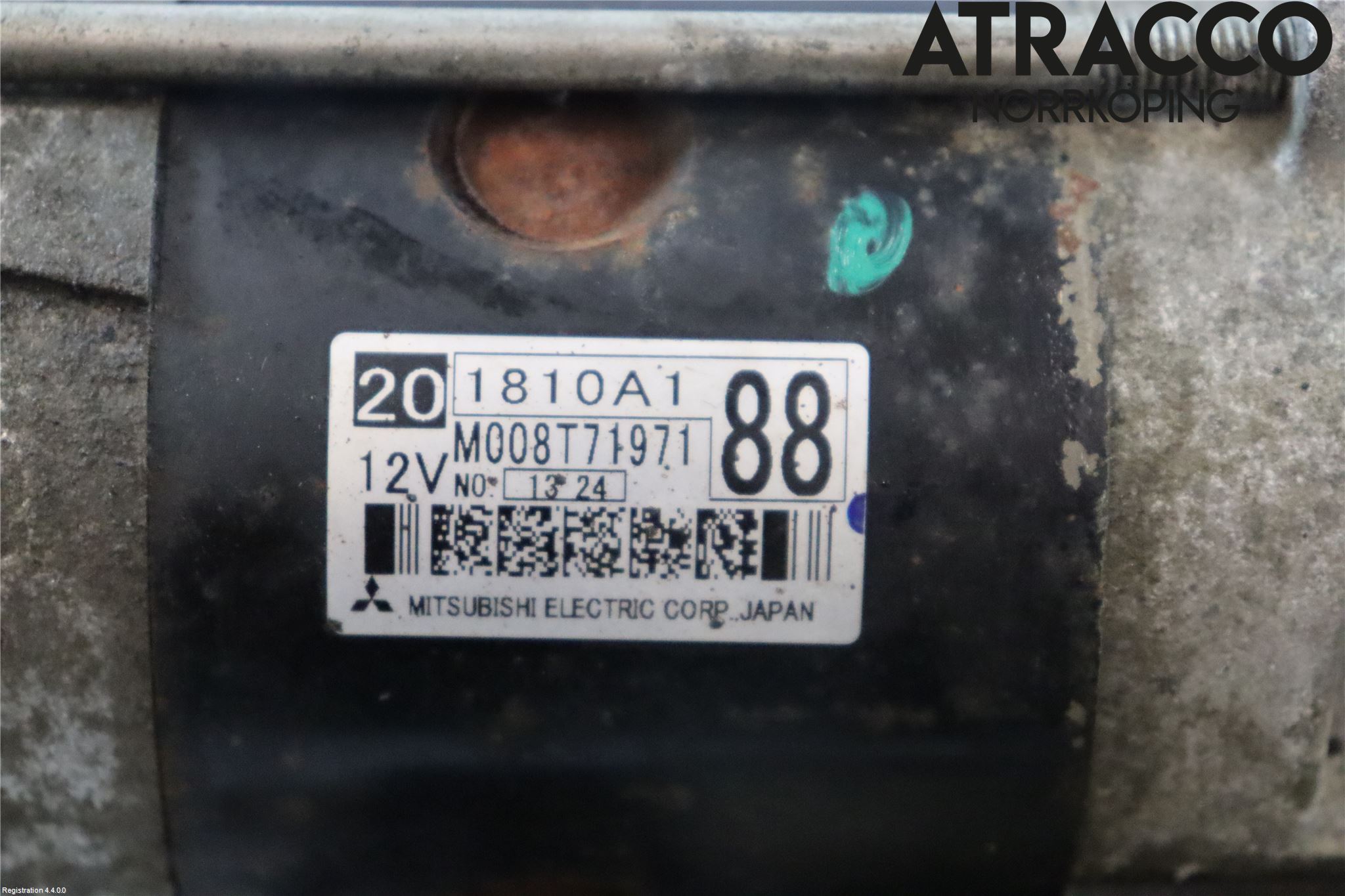 Mitsubishi ASX 10-22 Startmotor Diesel