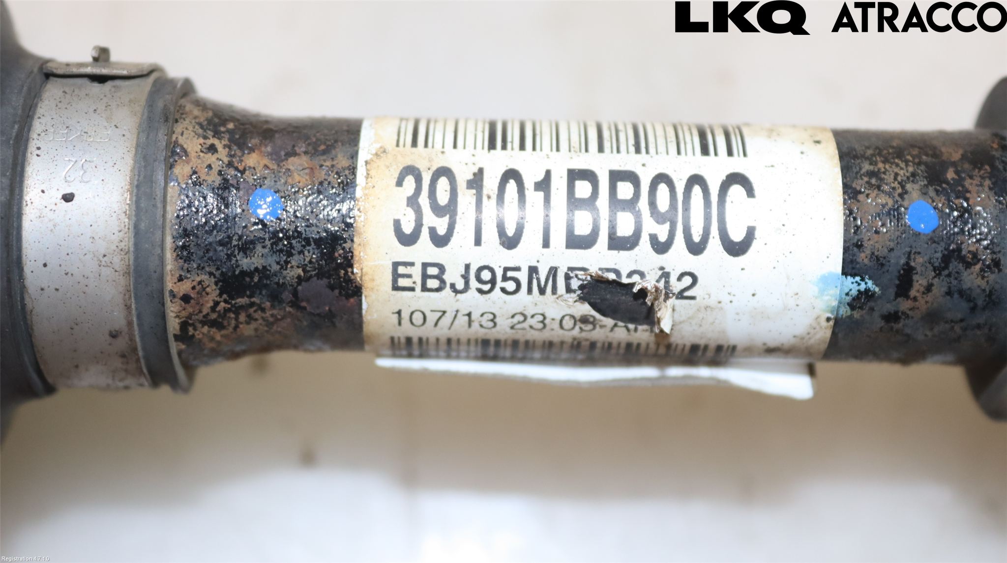 Nissan QASHQAI 10-14 Drivaxel Fram Vänster