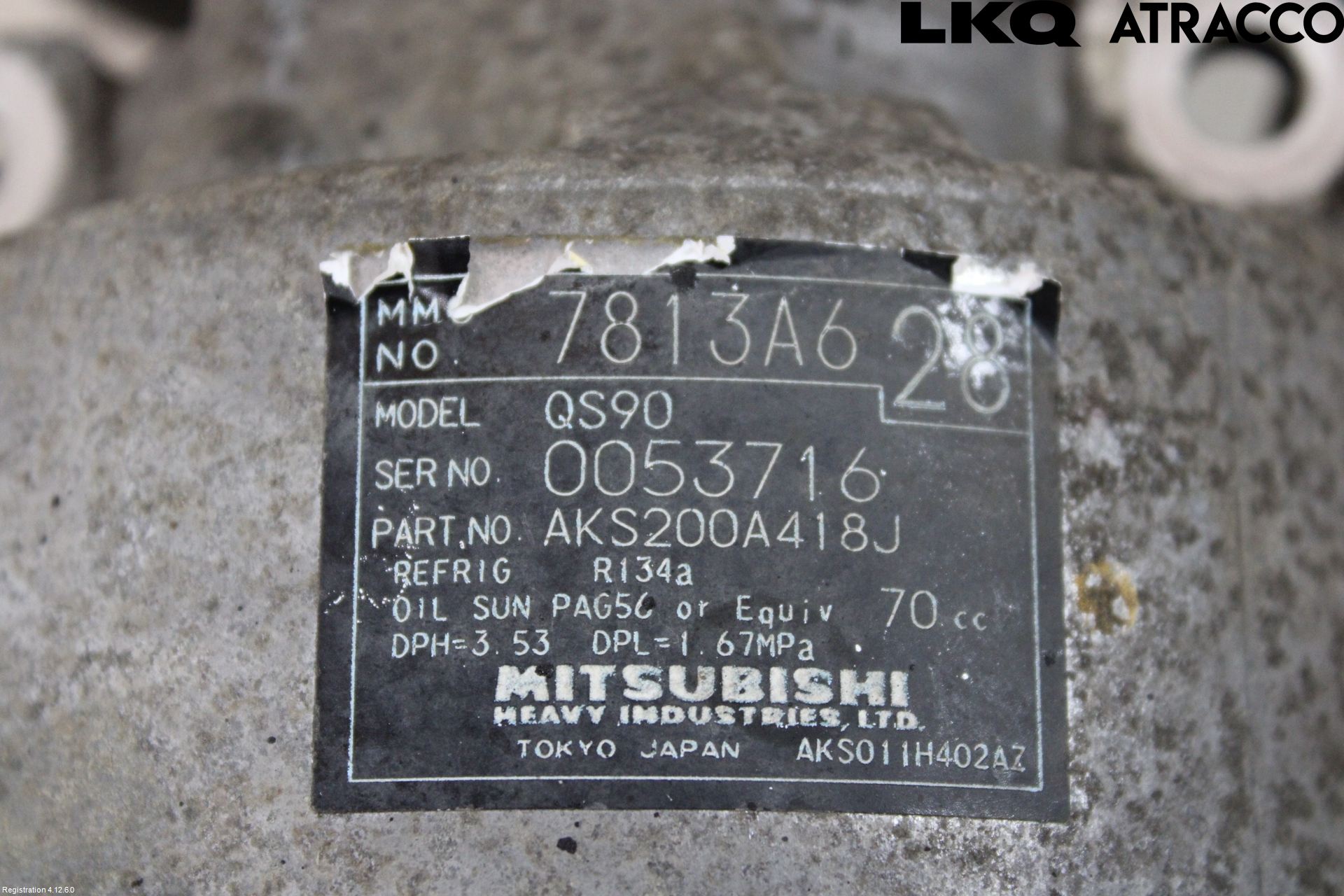 Mitsubishi OUTLANDER 13-21 Ac Kompressor