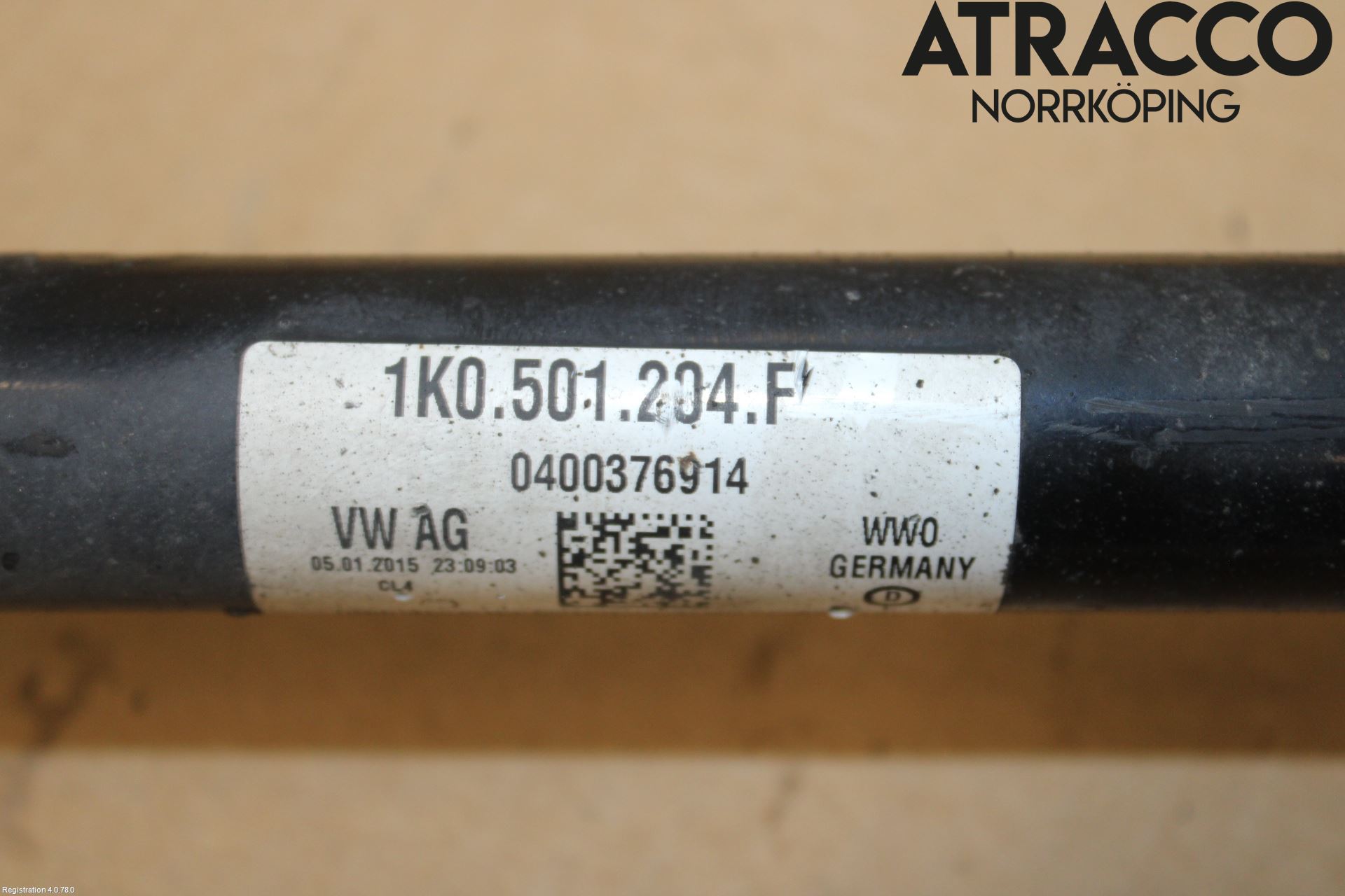 Audi Q3 8U 12-18 Drivaxel Bak Höger