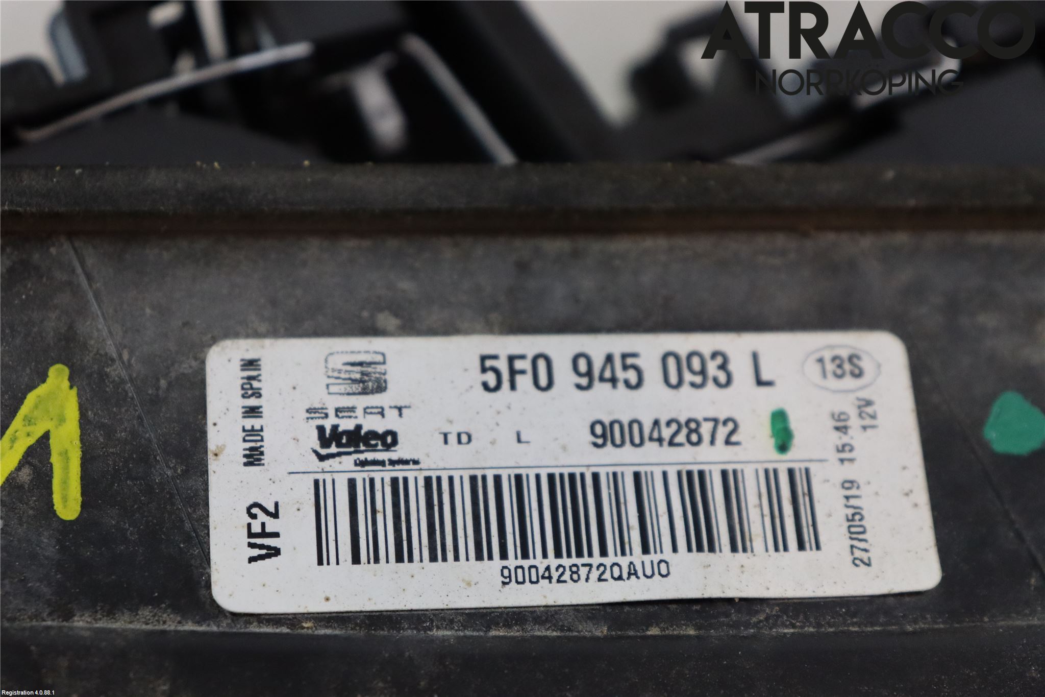 Seat LEON 13-20 Bakljus Lucka Vä