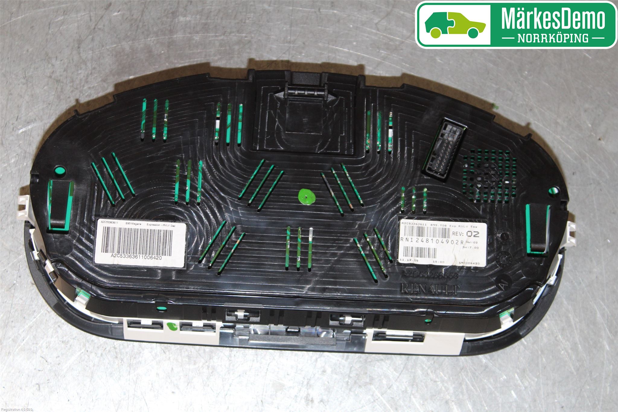 Renault MEGANE III 09-15 Instrument Komb