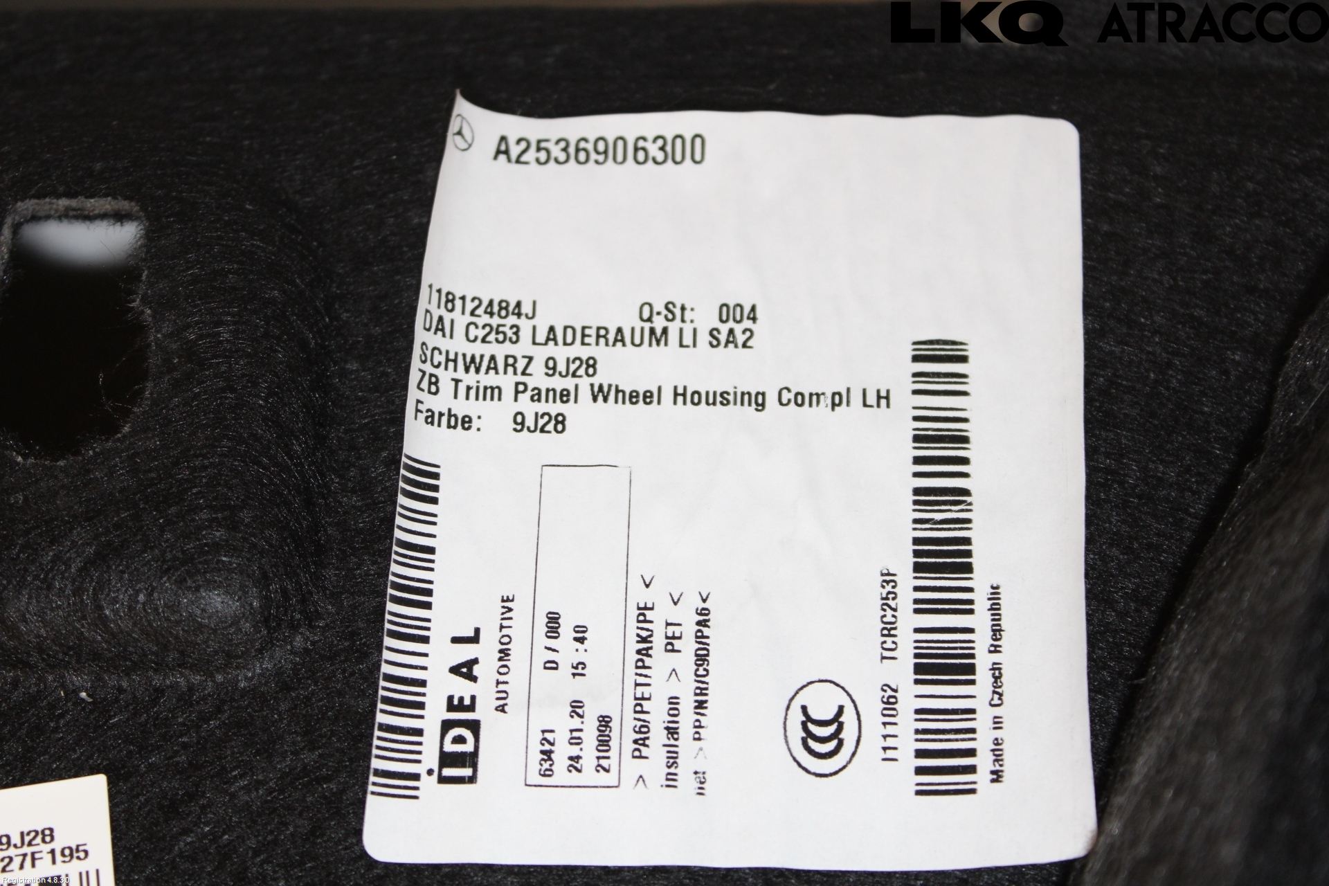Mercedes-Benz MB GLC-KLASS (X253/C253) 15-22 Inredning Sidoklädsel