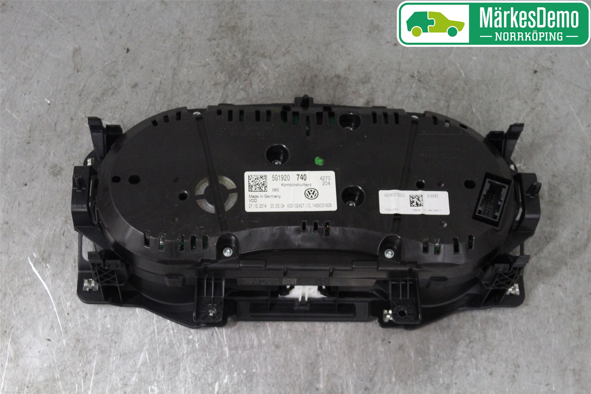 Volkswagen VW GOLF / E-GOLF VII 13-20 Instrument Komb