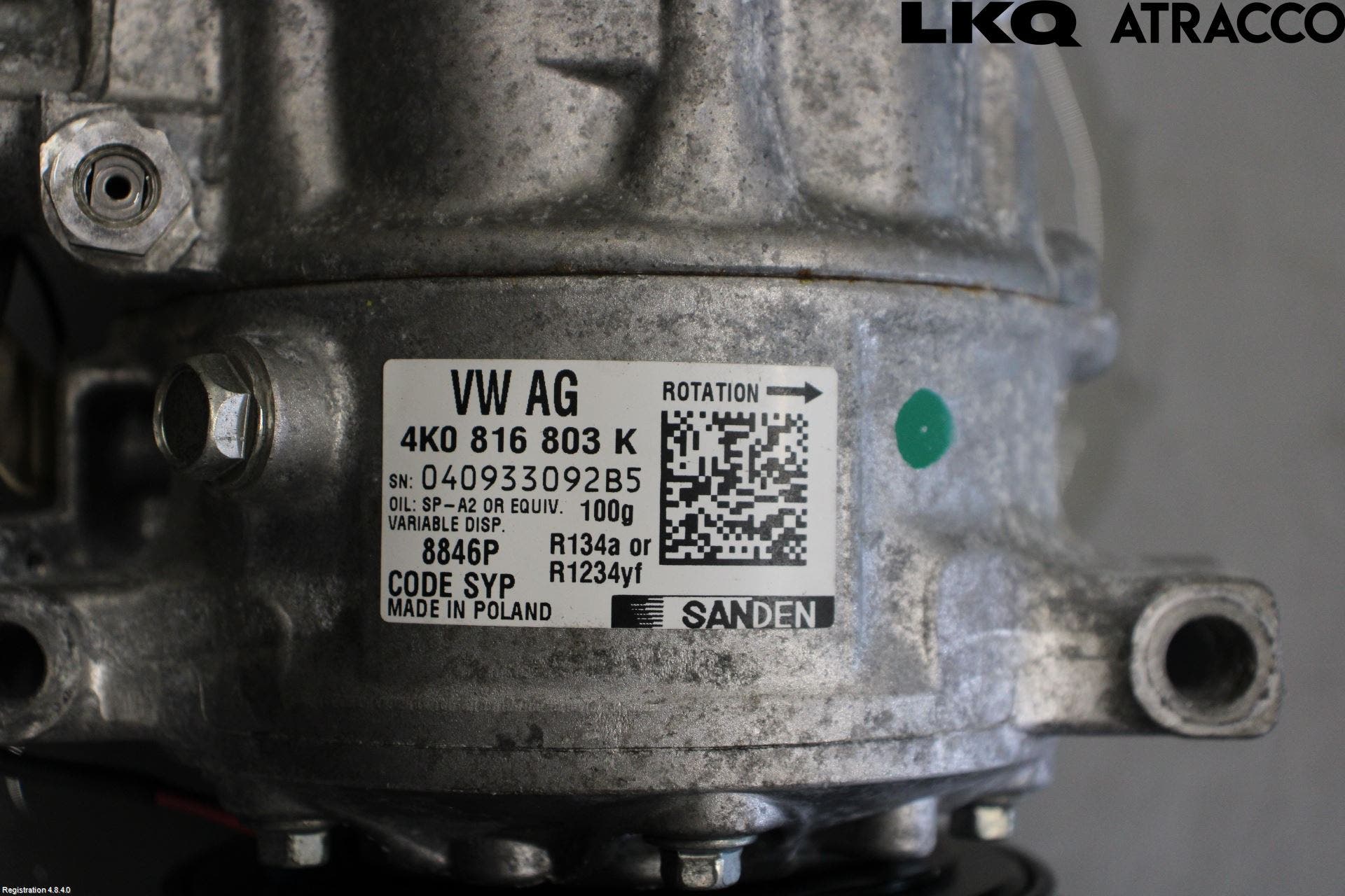 Audi A6 F2/C8 19- Ac Kompressor