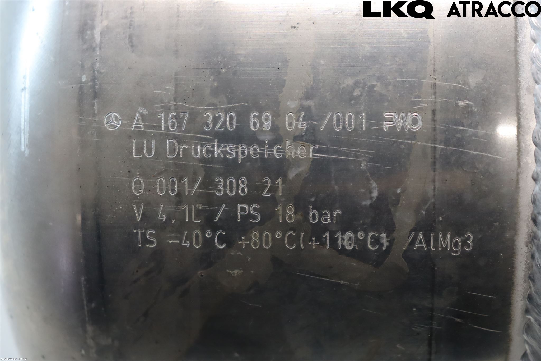 Mercedes-Benz MB GLE-KLASS (W167/V167/C167) 19- Nivå/Luftförändring Trycktank