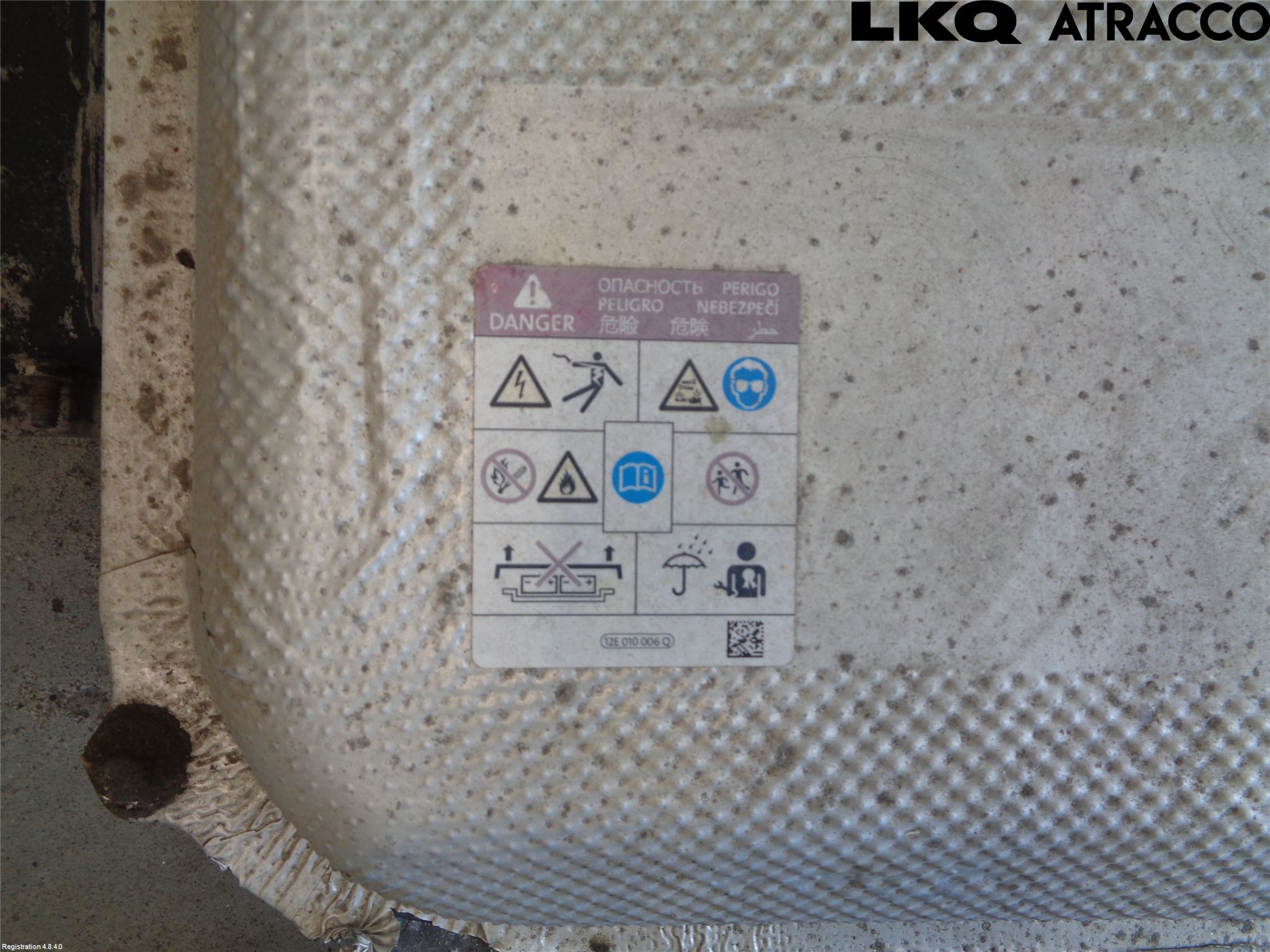 Volkswagen VW UP! / E-UP! Batteri Högspänning