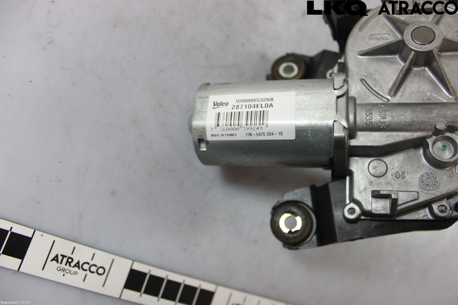 Nissan QASHQAI 14-17 Torkarmotor Baklucka