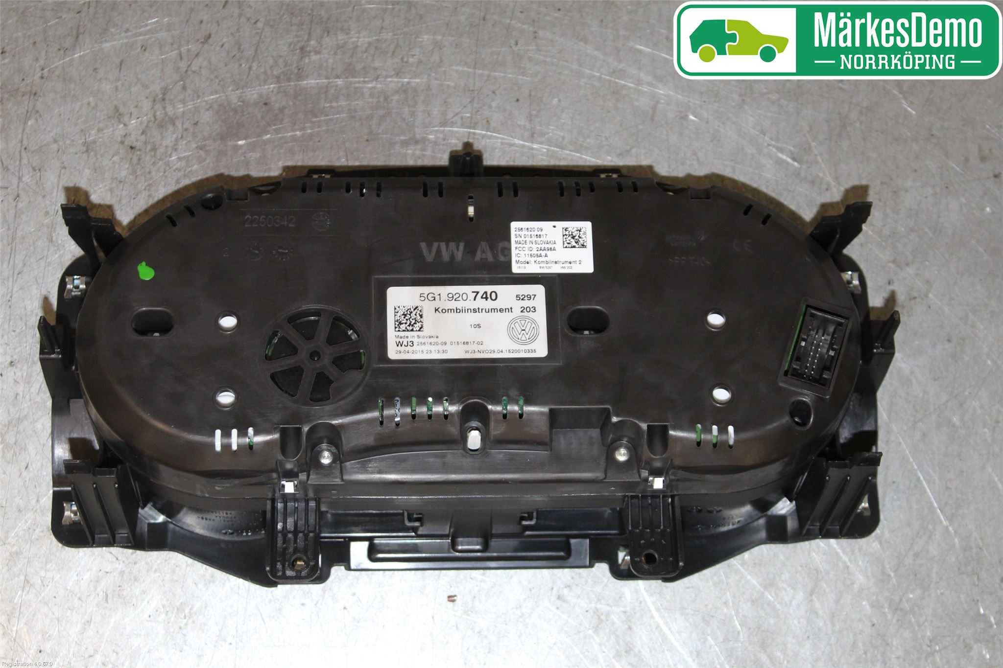 Volkswagen VW GOLF / E-GOLF VII 13-20 Instrument Komb