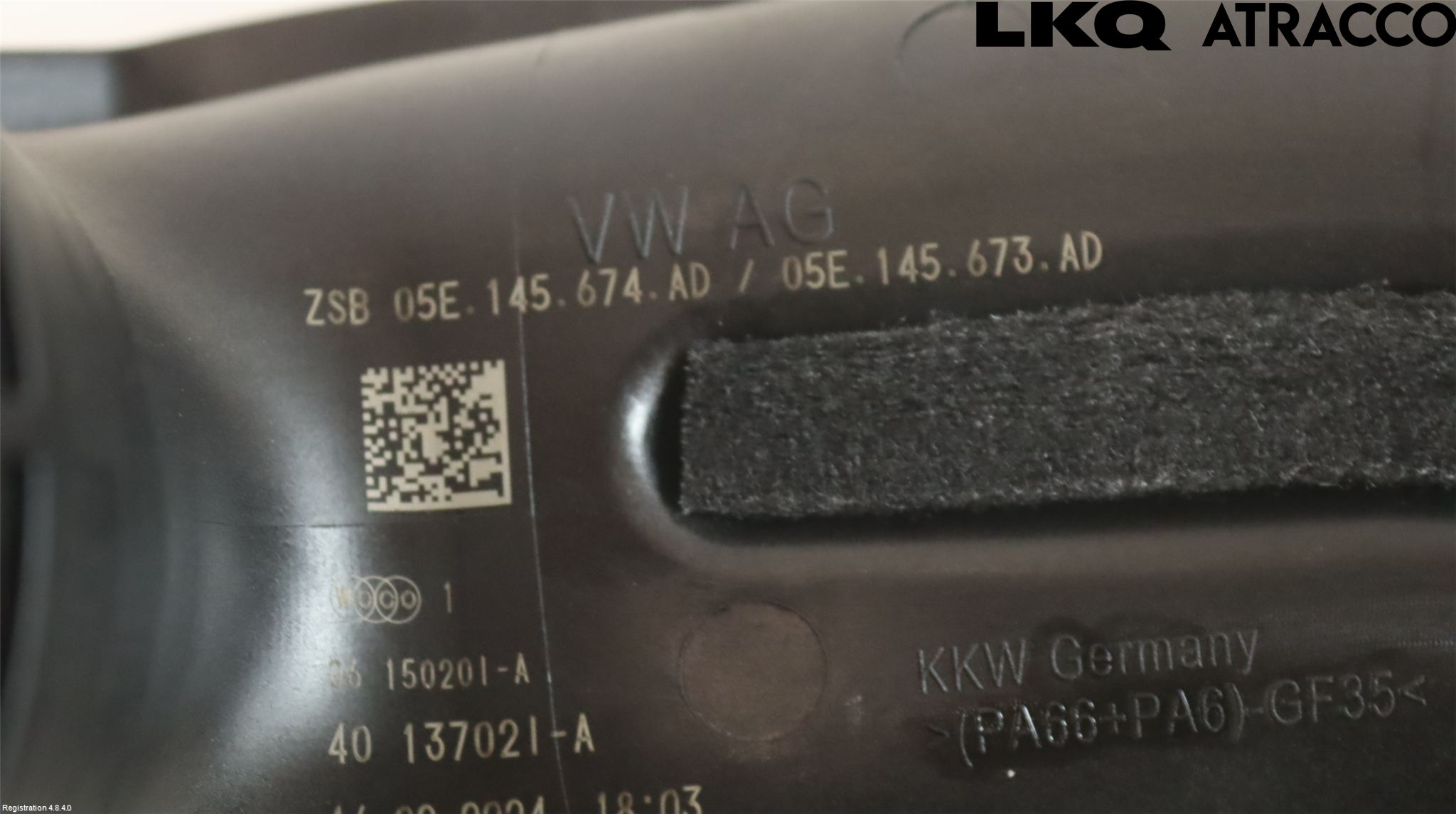 Volkswagen VW TIGUAN 24- Laddluft-Intercoolerrör