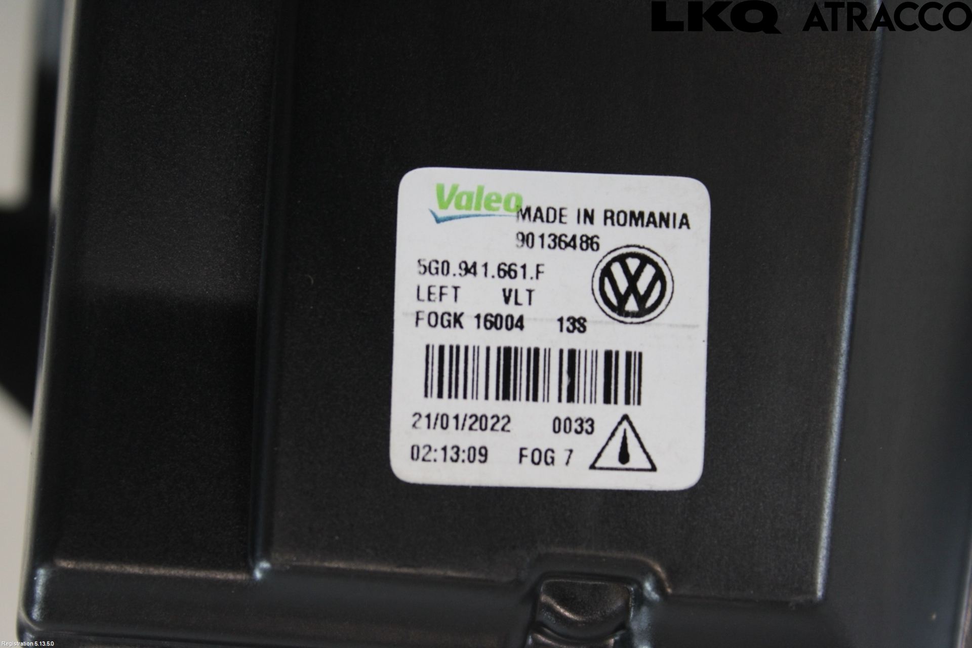 Volkswagen VW GOLF / E-GOLF VII 13-20 Dimljus-Varselljus Fram