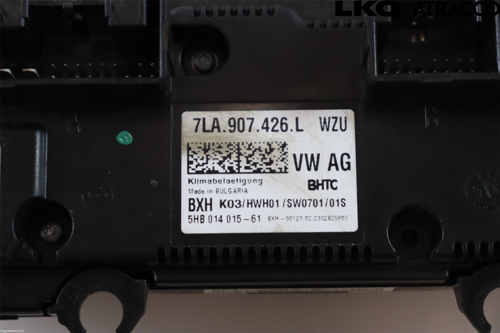 Volkswagen VW TRANSP/CARAVELLE (T6) 16-22 Värmereglage
