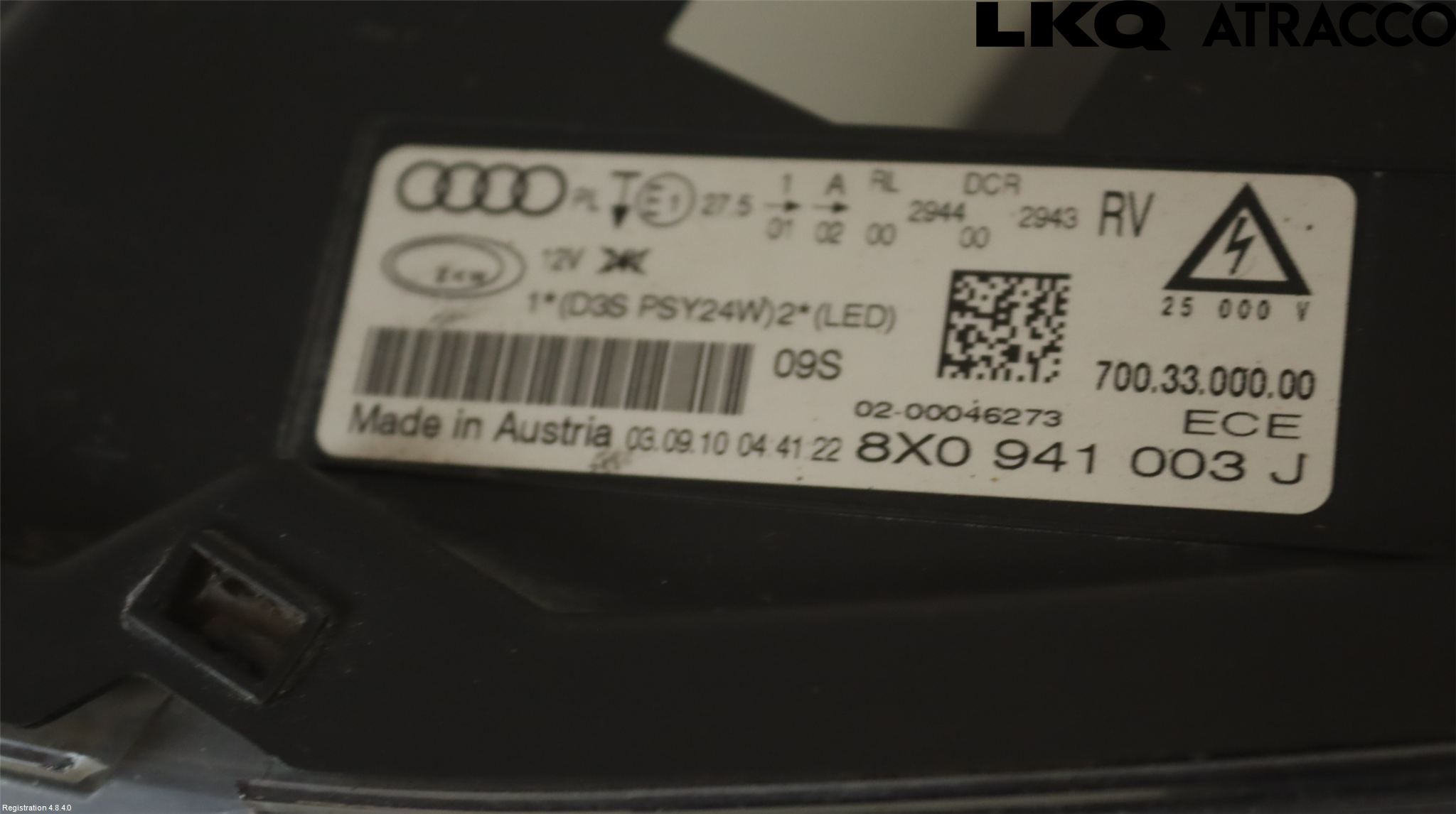 Audi A1/S1 11-18 Strålkastare Vänster