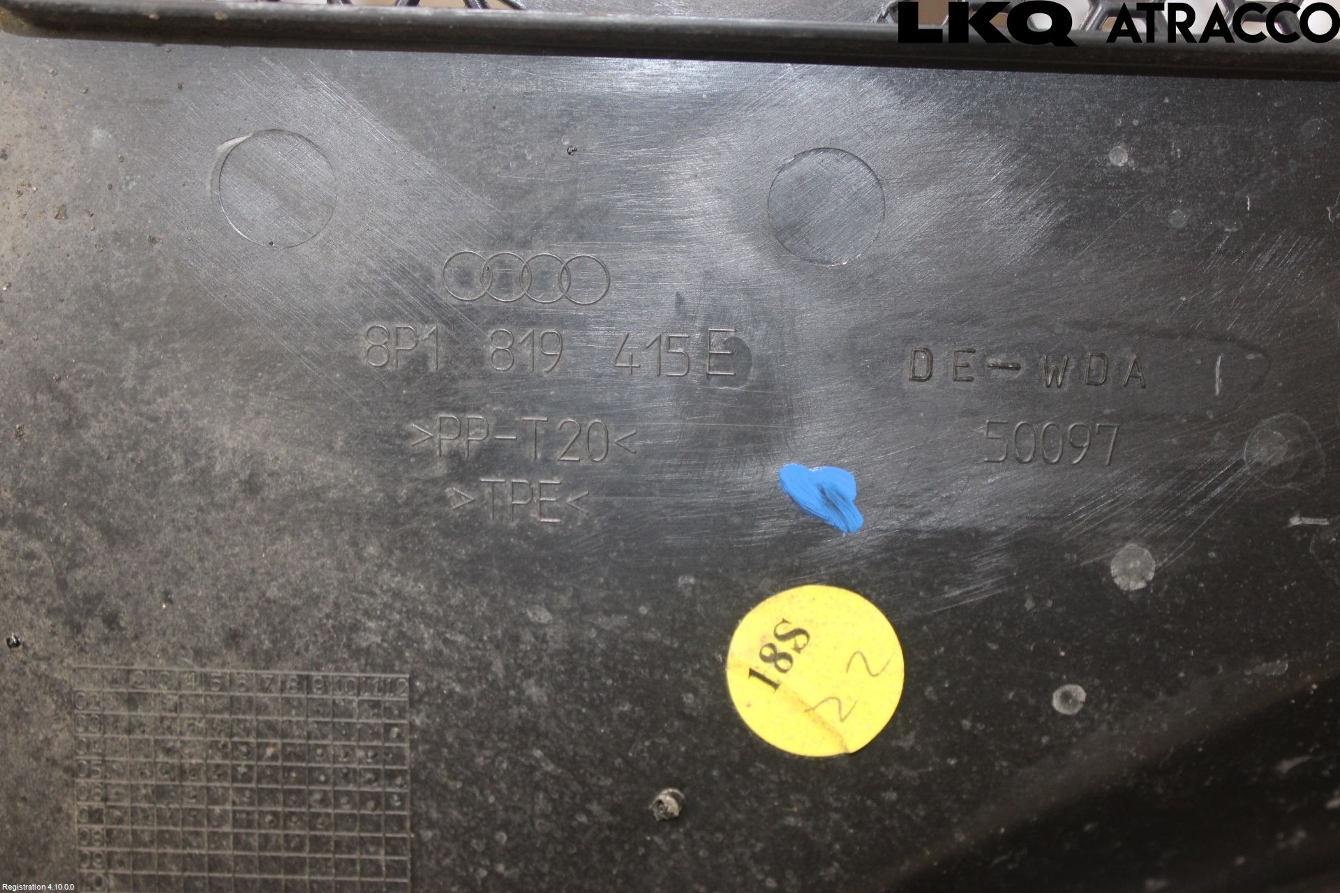 Audi A3/S3 05-13 Torpedplåt-Torpedplast