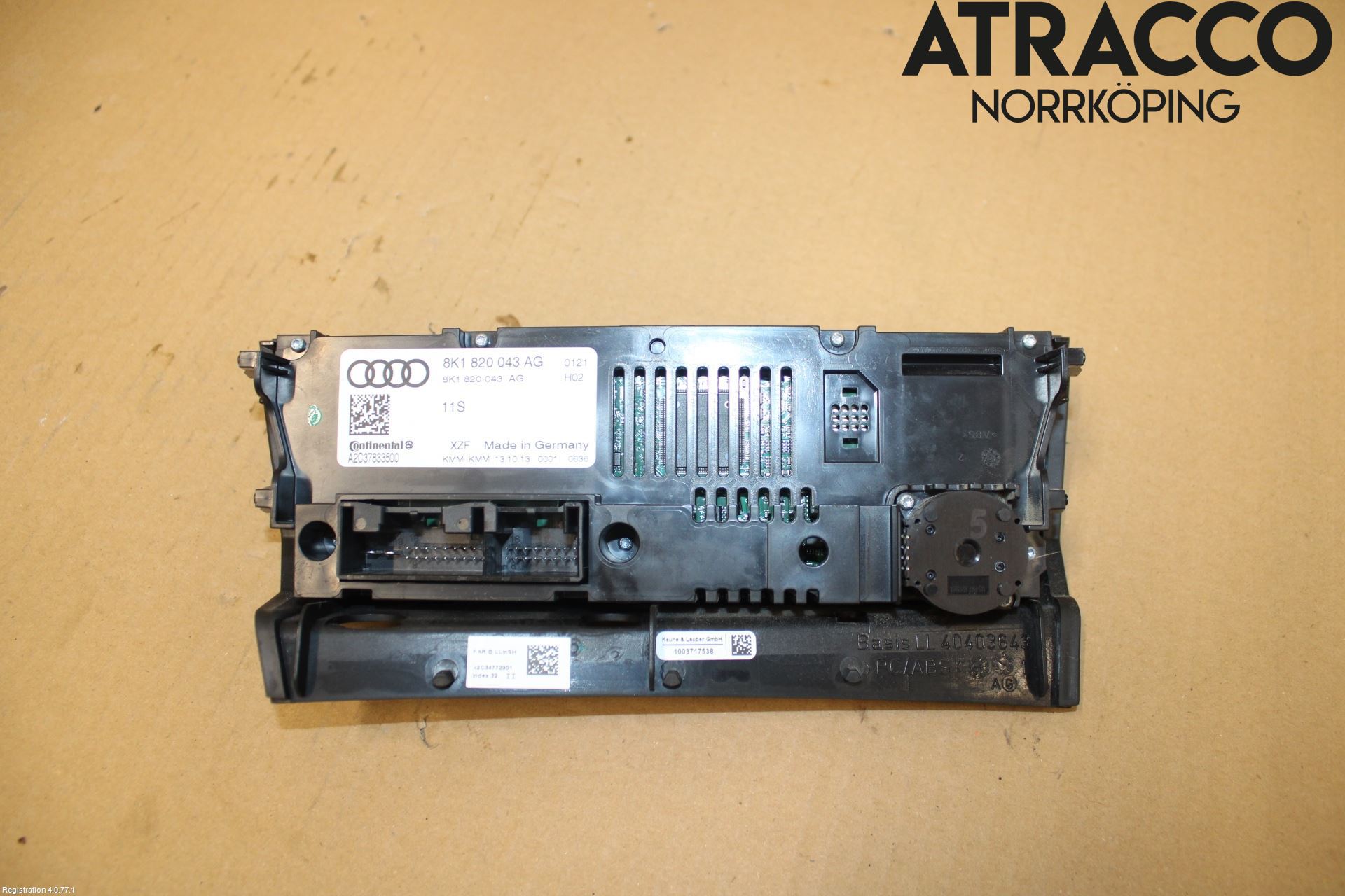 Audi A4 12-15 Värmereglage