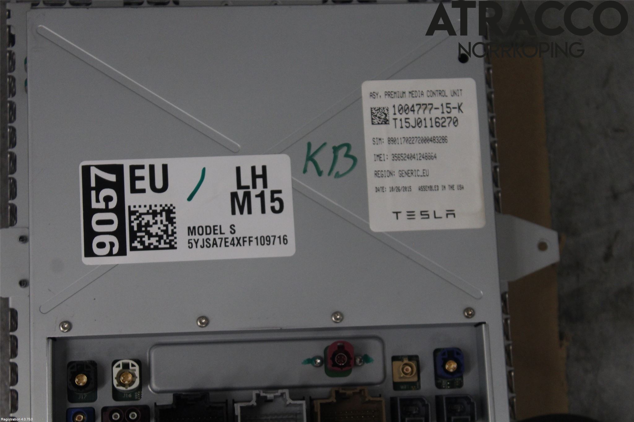 Tesla MODEL S 13- Multifunktionsdisplay