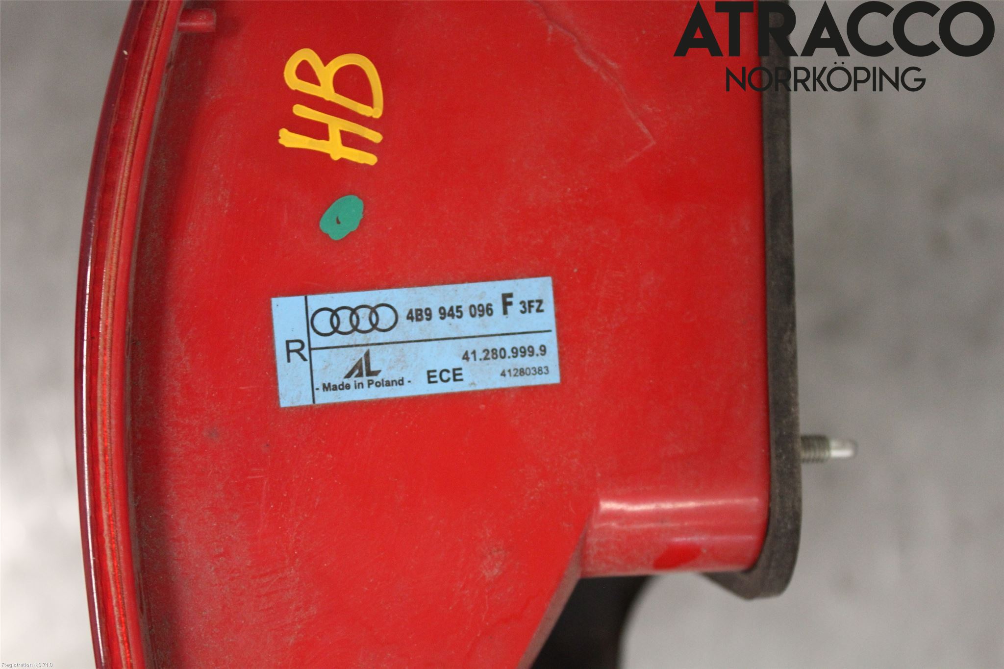 Audi A6/S6     97-05 Bakljus Höger