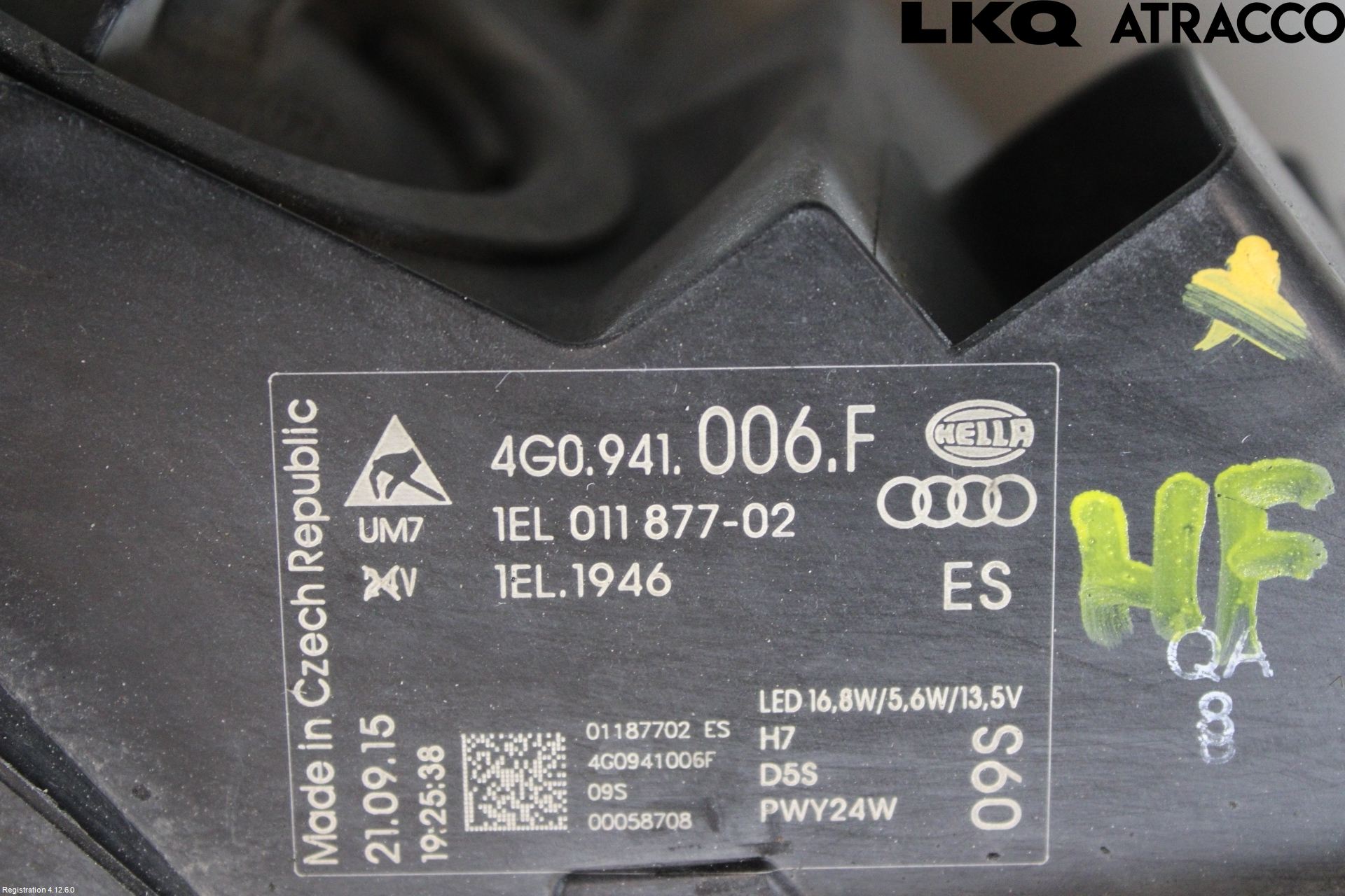 Audi A6 ALLROAD 12-18 Strålkastare Höger