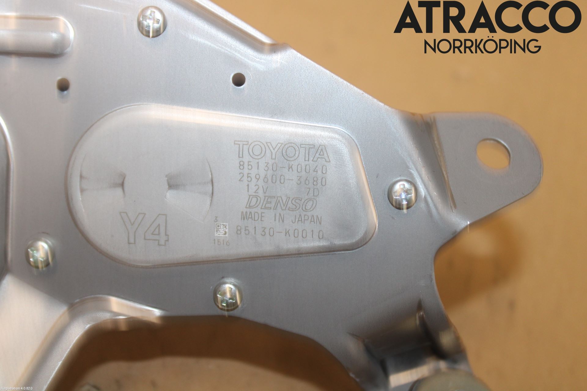 Toyota YARIS XP21 20- Torkarmotor Baklucka