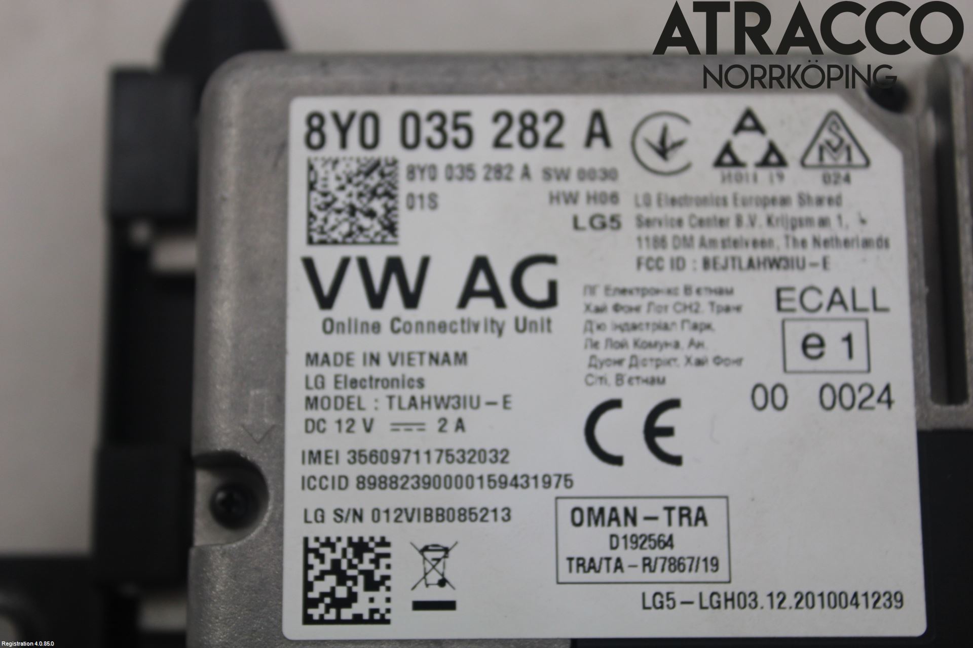 Audi A3/S3 8Y 21- Styrenhet Övrigt