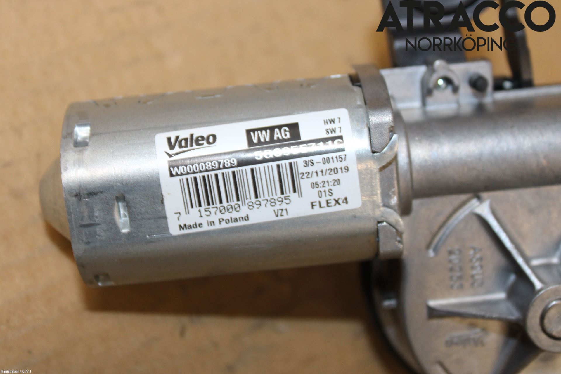 Seat IBIZA V 17-20 Torkarmotor Baklucka