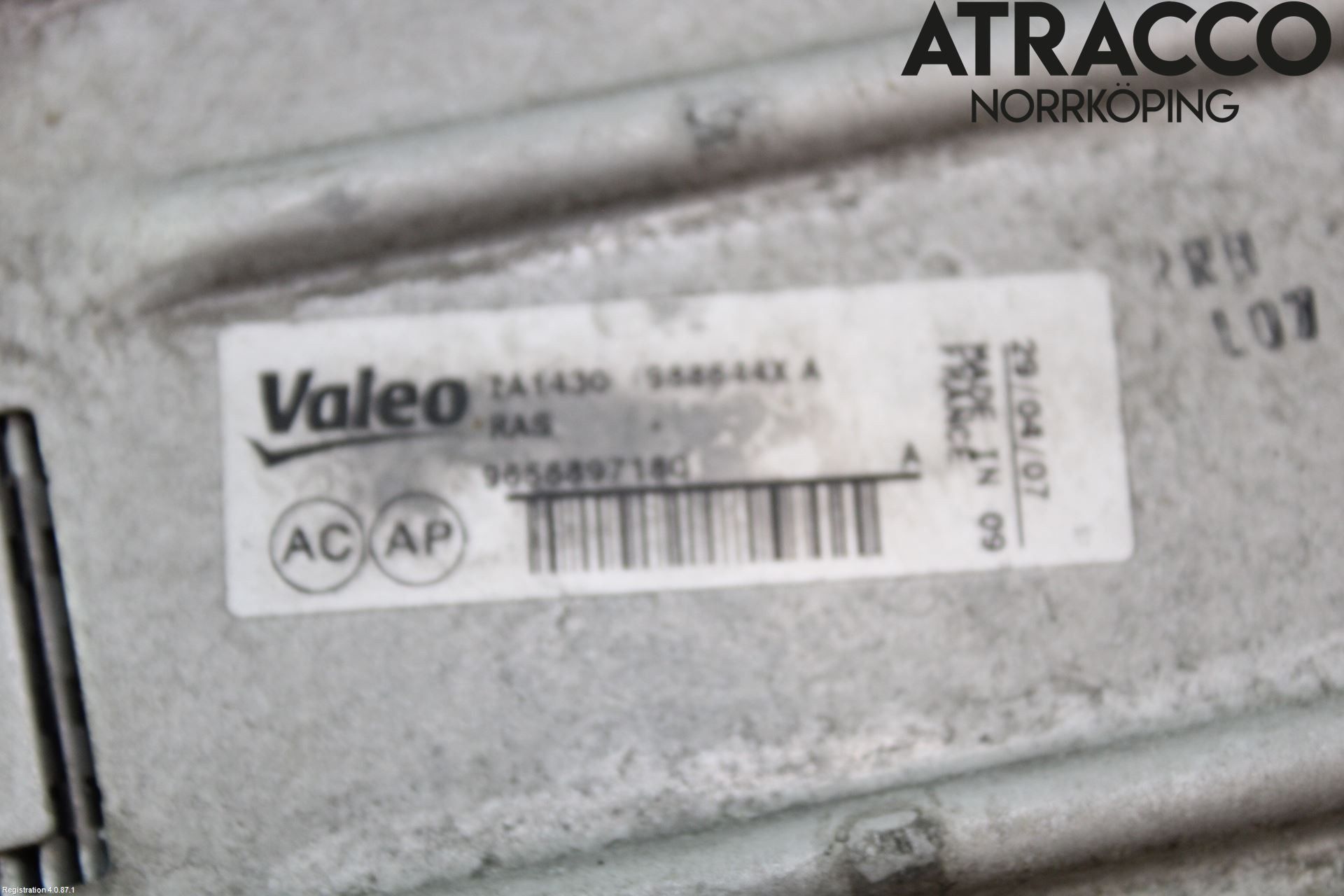 Citroen C4 PICASSO 06-13 Laddluft-Intercooler Kyl