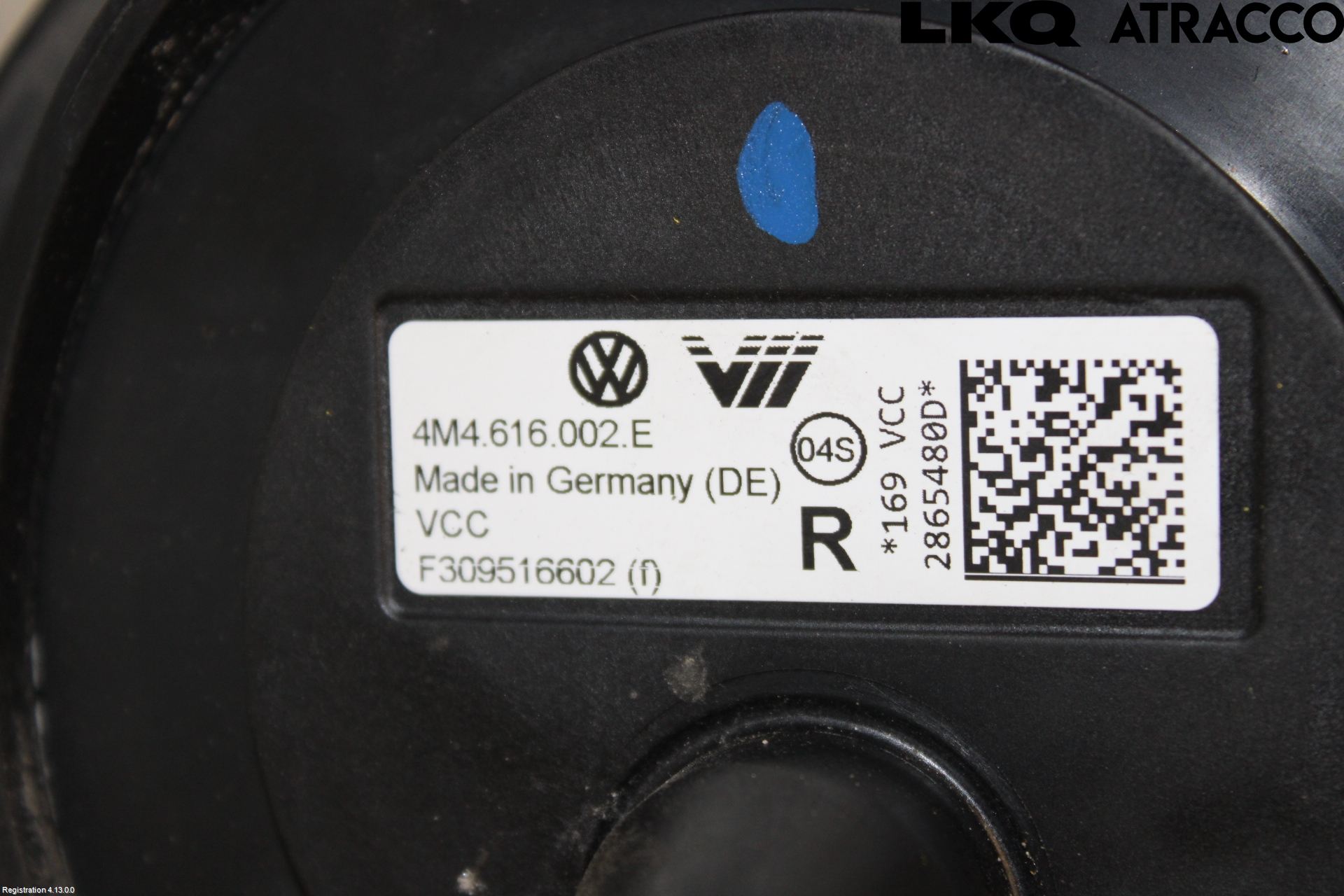 Volkswagen VW TOUAREG CR 18- Nivå-Luftfjädring Bälg