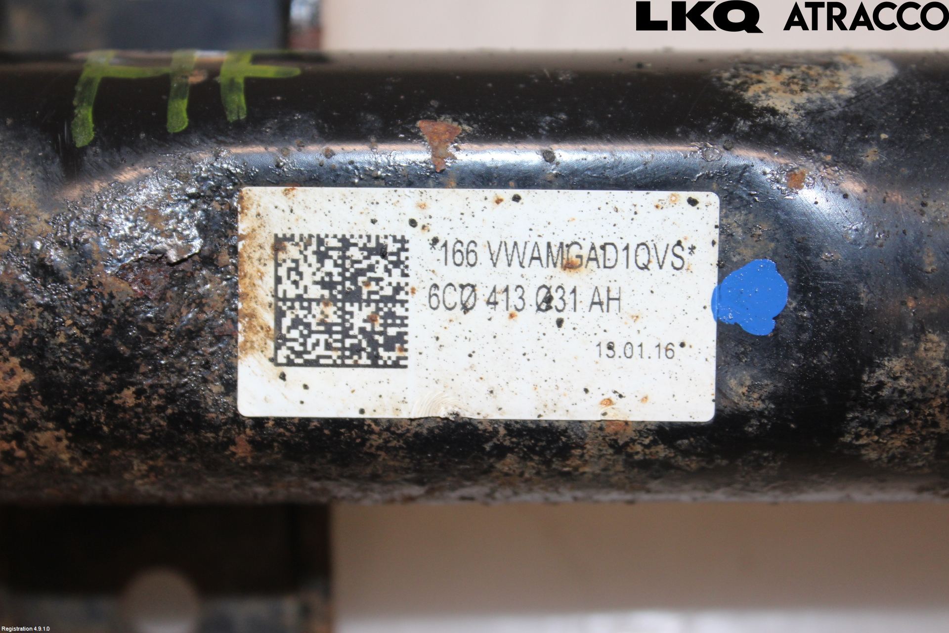 Volkswagen VW POLO 10-17 Fjäderben Fram Höger