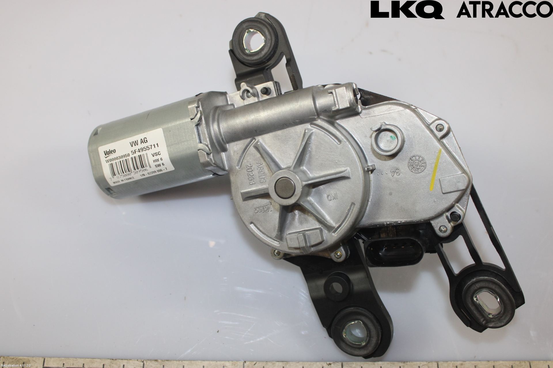 Skoda RAPID Torkarmotor Baklucka