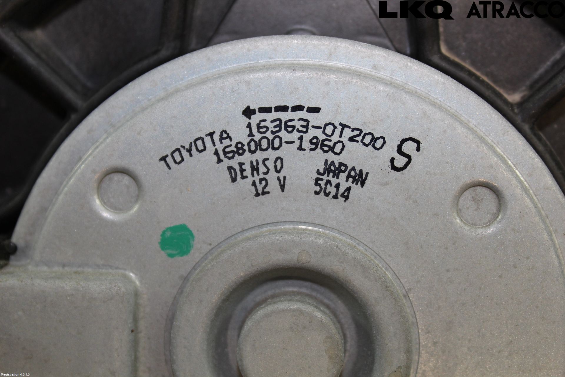 Toyota COROLLA 19- Kylfläkt El