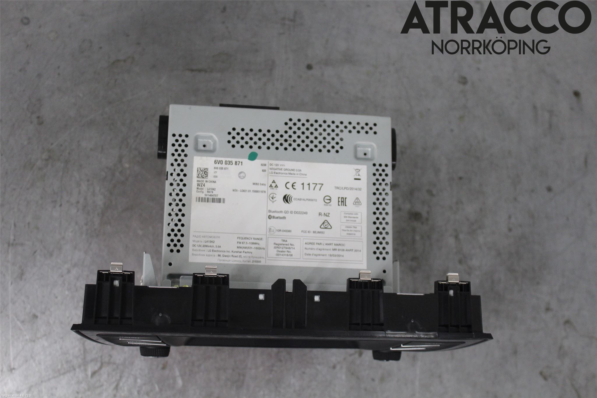 Skoda FABIA 15-21 Multifunktionsdisplay