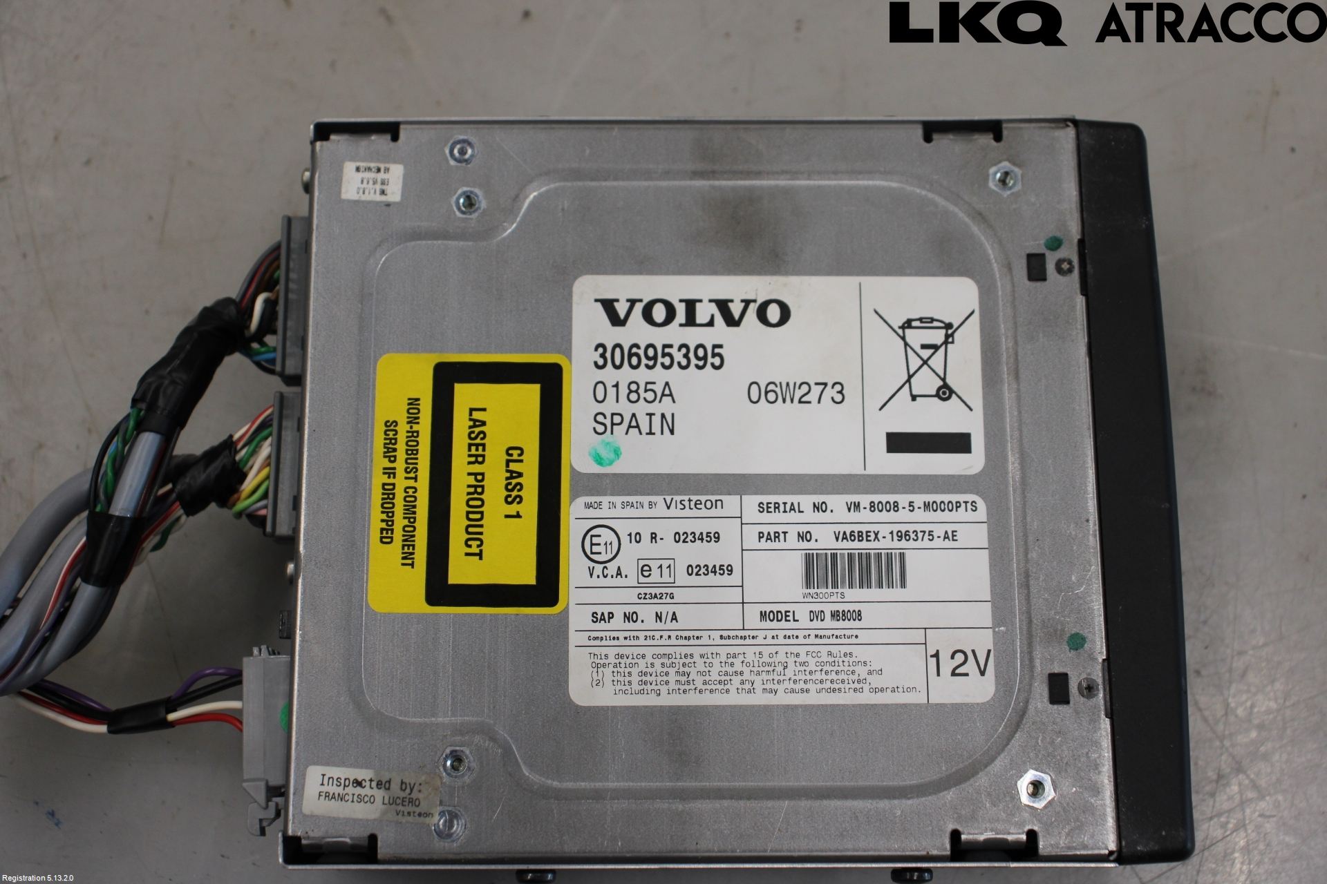 Volvo V70 05-08 Dvd