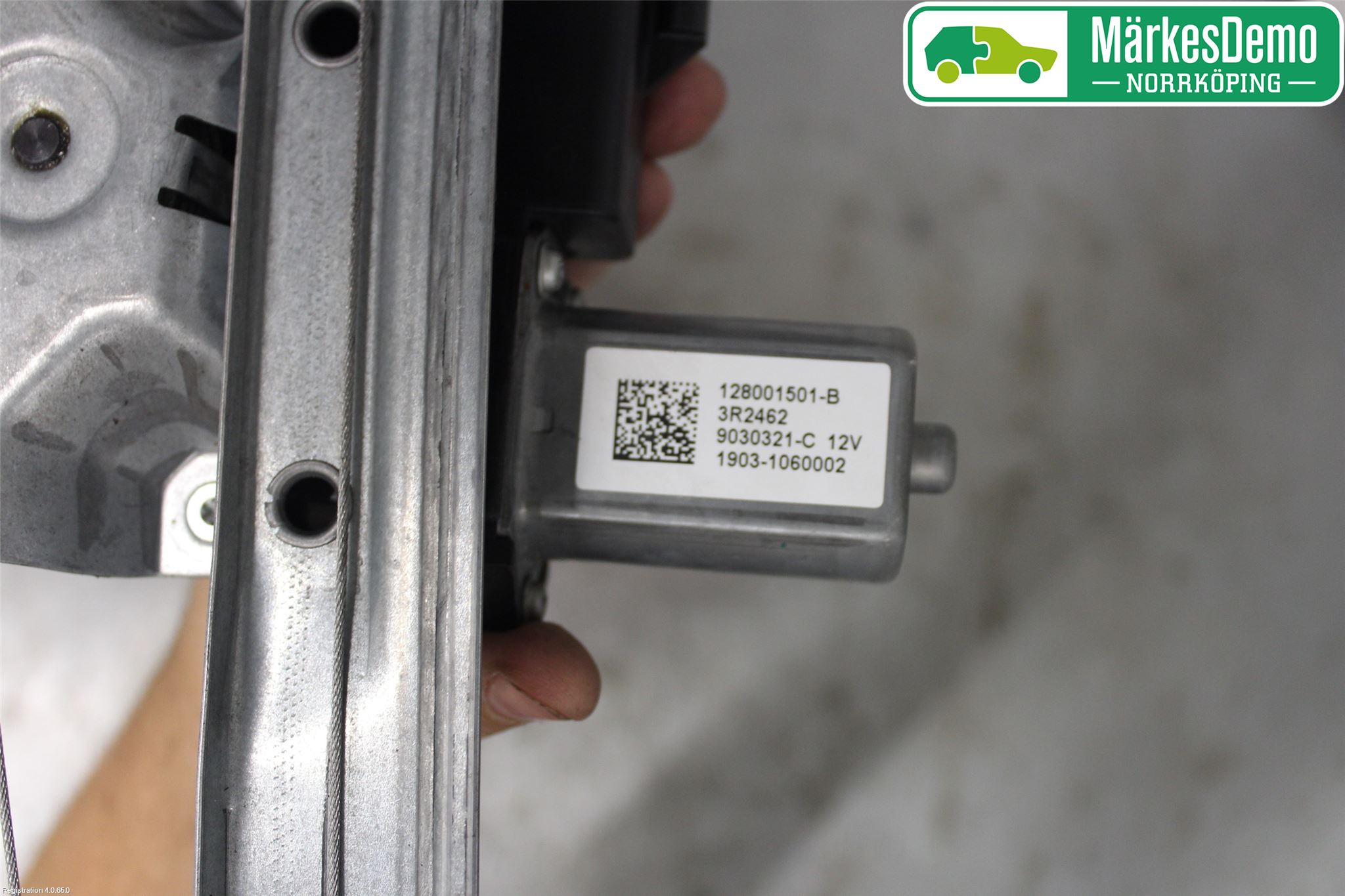 Renault ZOE/E-TECH 13- Fönsterhiss El Kompl