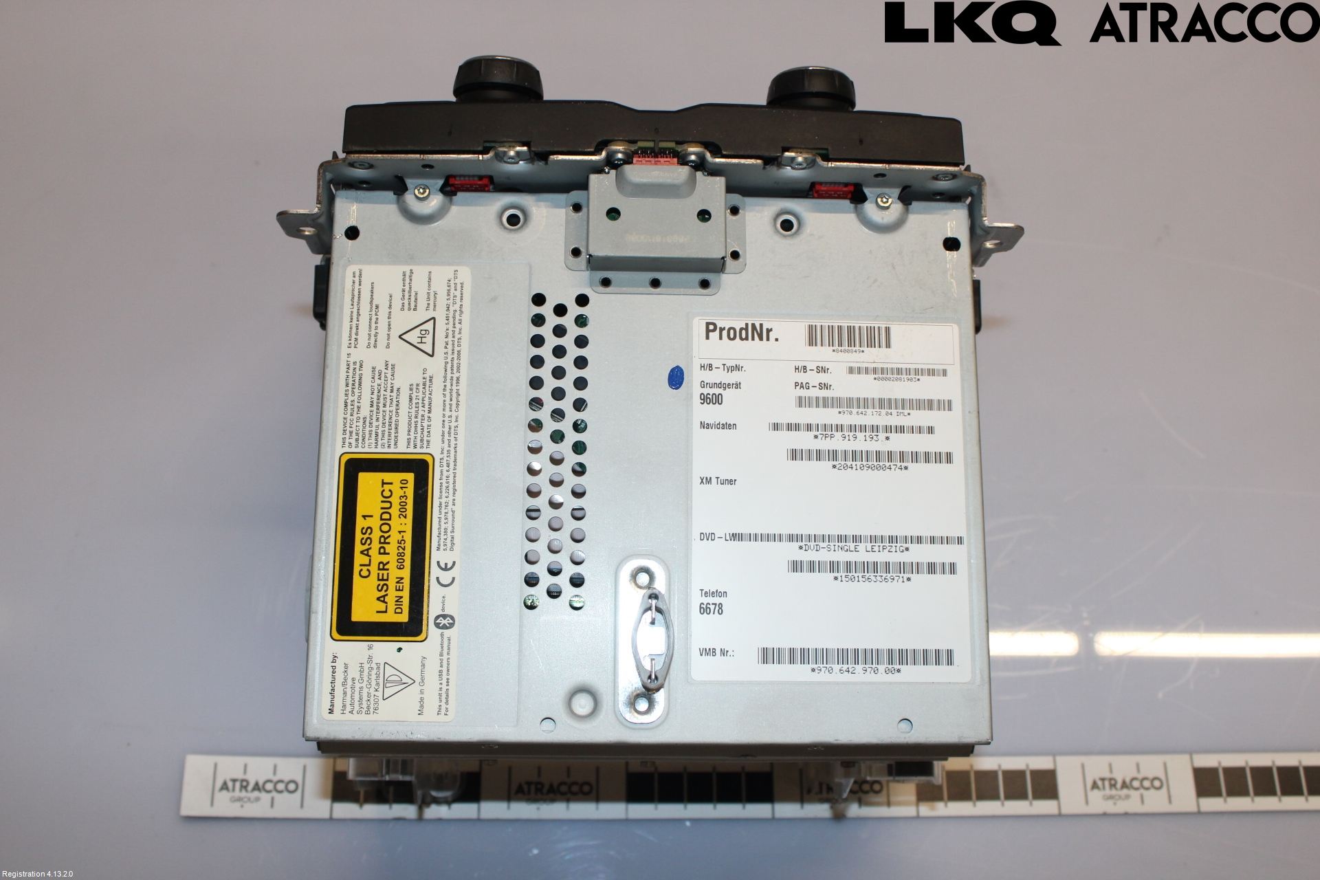 Porsche PANAMERA 09- Cd Radio - Multimediapanel