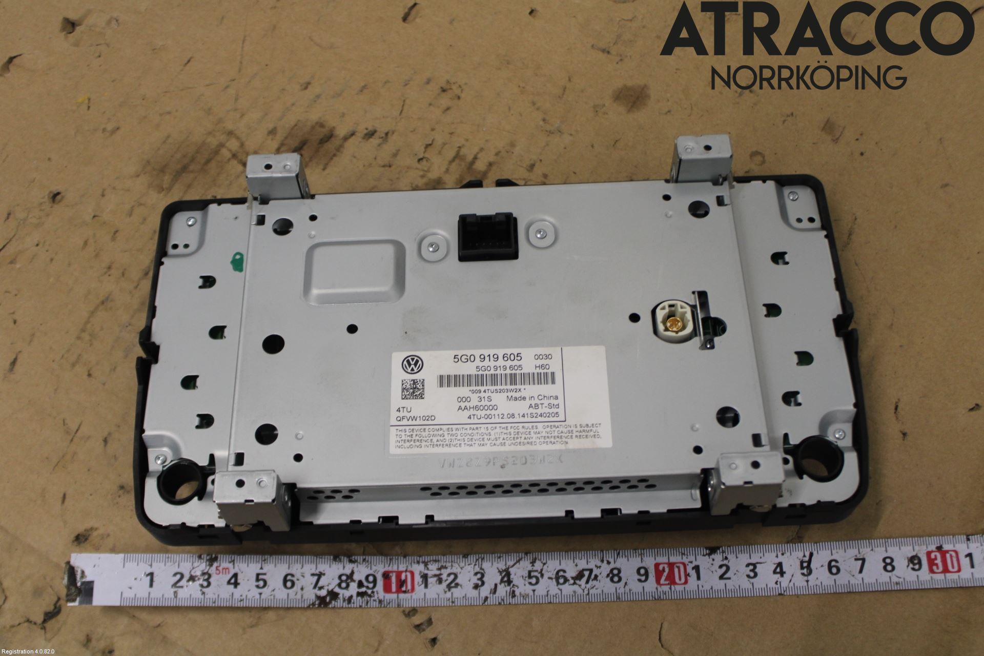 Volkswagen VW GOLF / E-GOLF VII 13-20 Multifunktionsdisplay