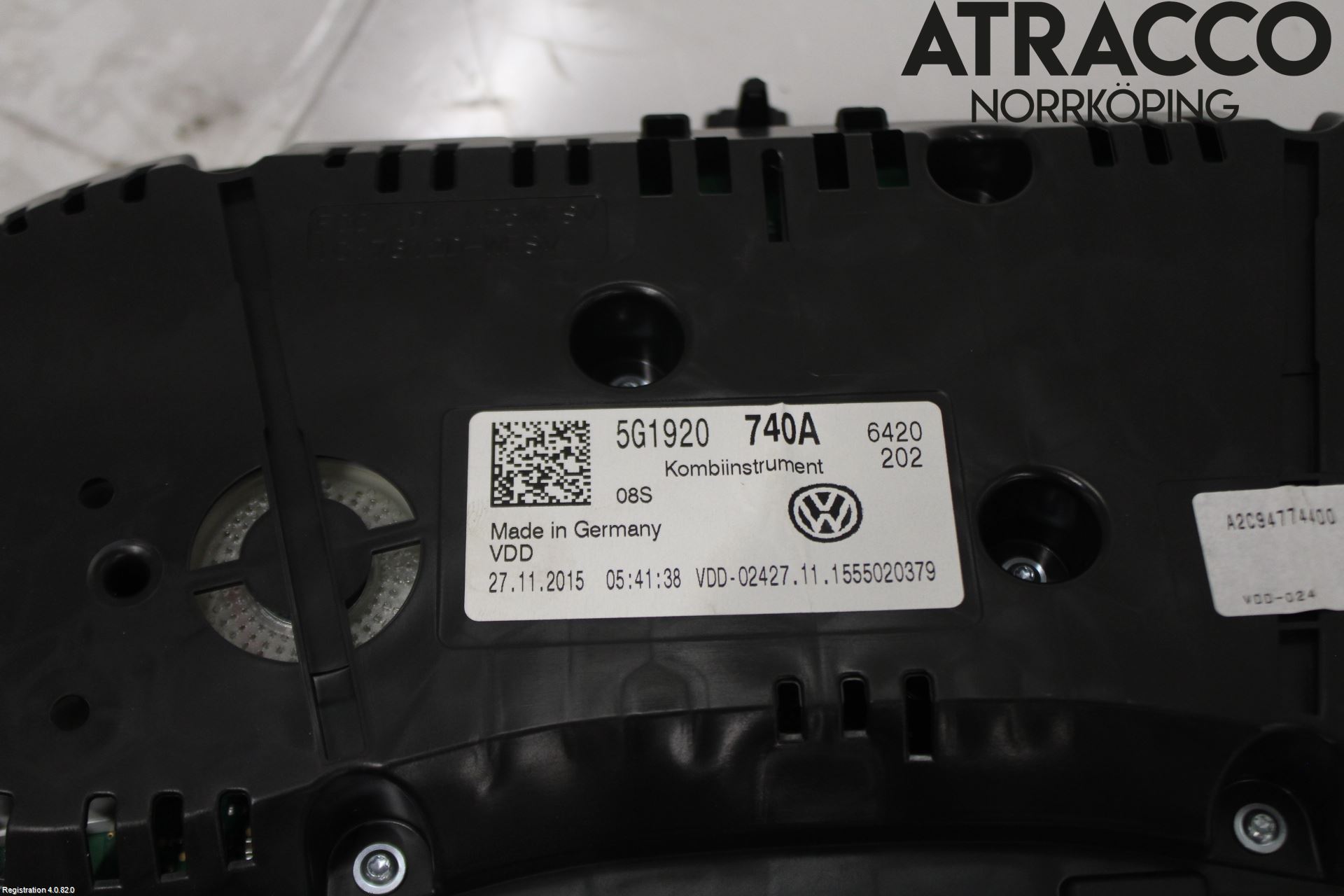 Volkswagen VW GOLF / E-GOLF VII 13-20 Instrument Komb