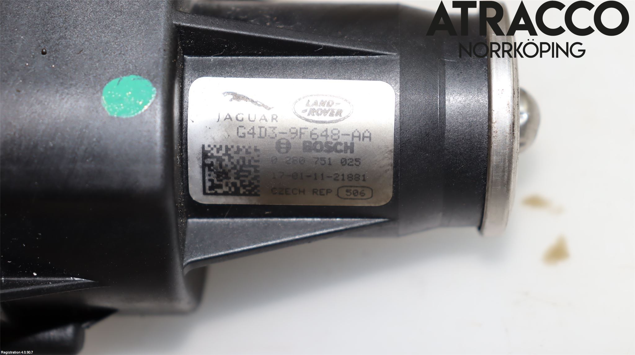 Jaguar F-PACE Insugsventil