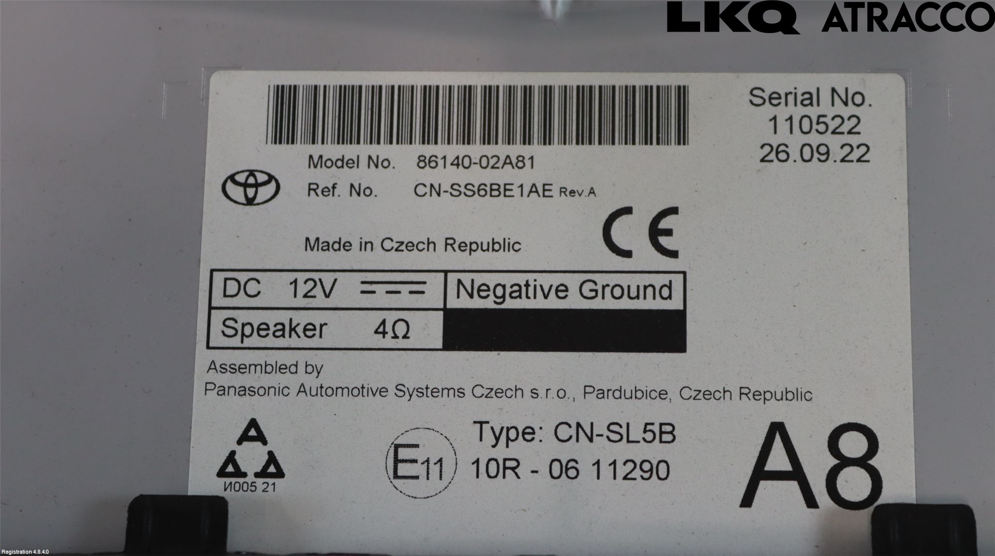 Toyota COROLLA 19- Cd Radio - Multimediapanel
