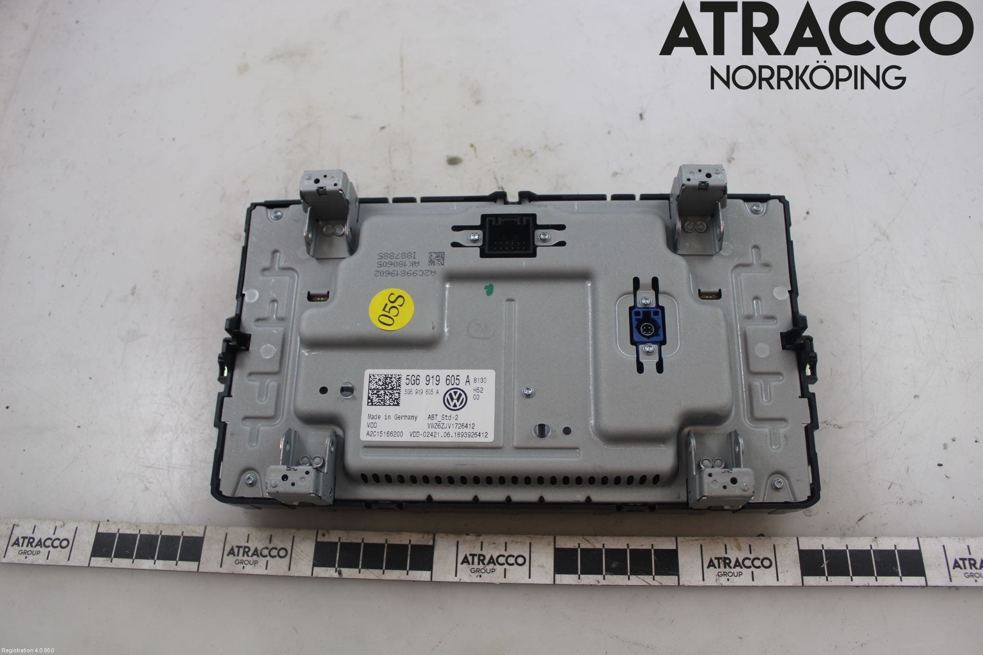 Volkswagen VW GOLF / E-GOLF VII 13-20 Multifunktionsdisplay