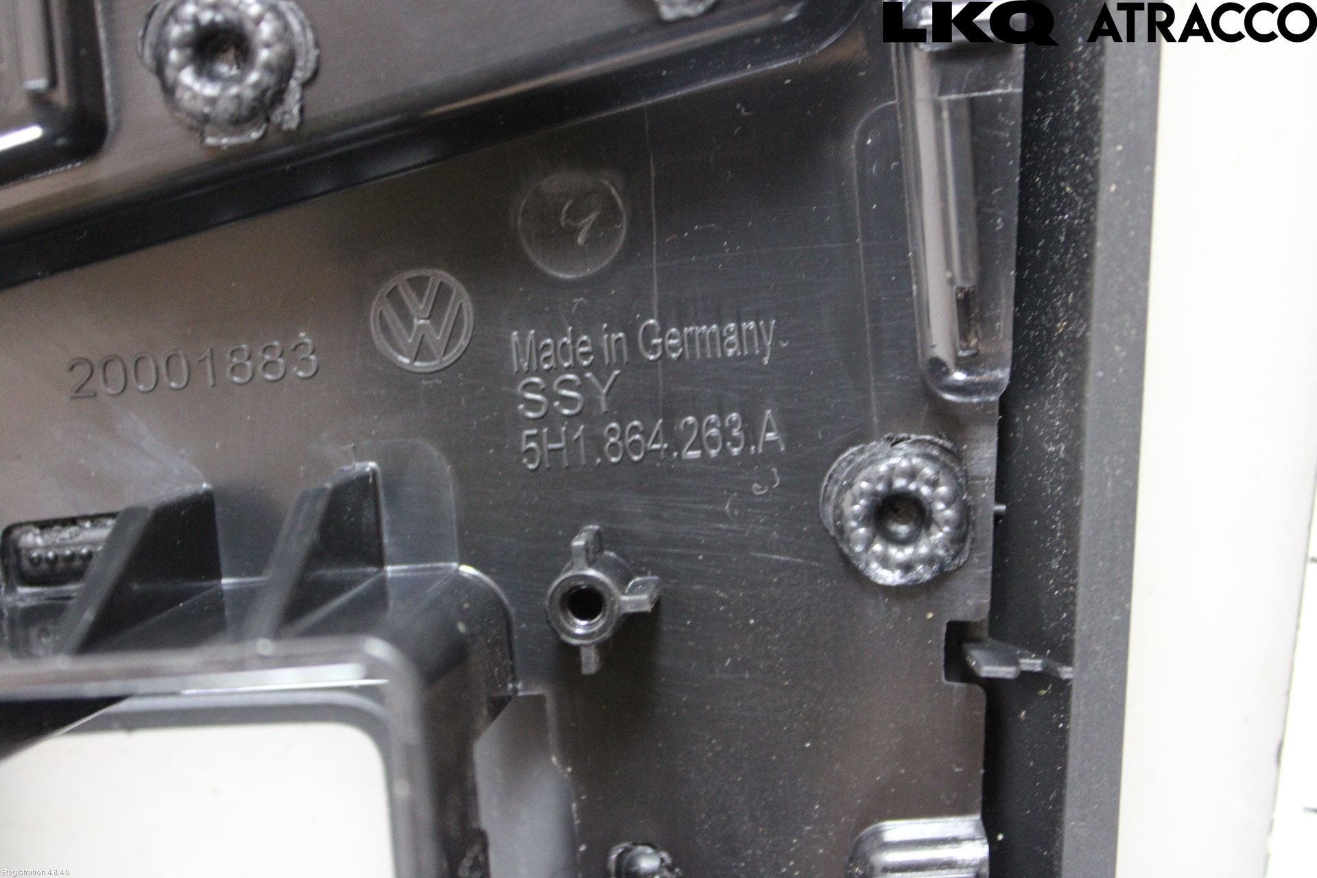 Volkswagen VW GOLF / E-GOLF VIII 20- Inredning Sarg Växelspak