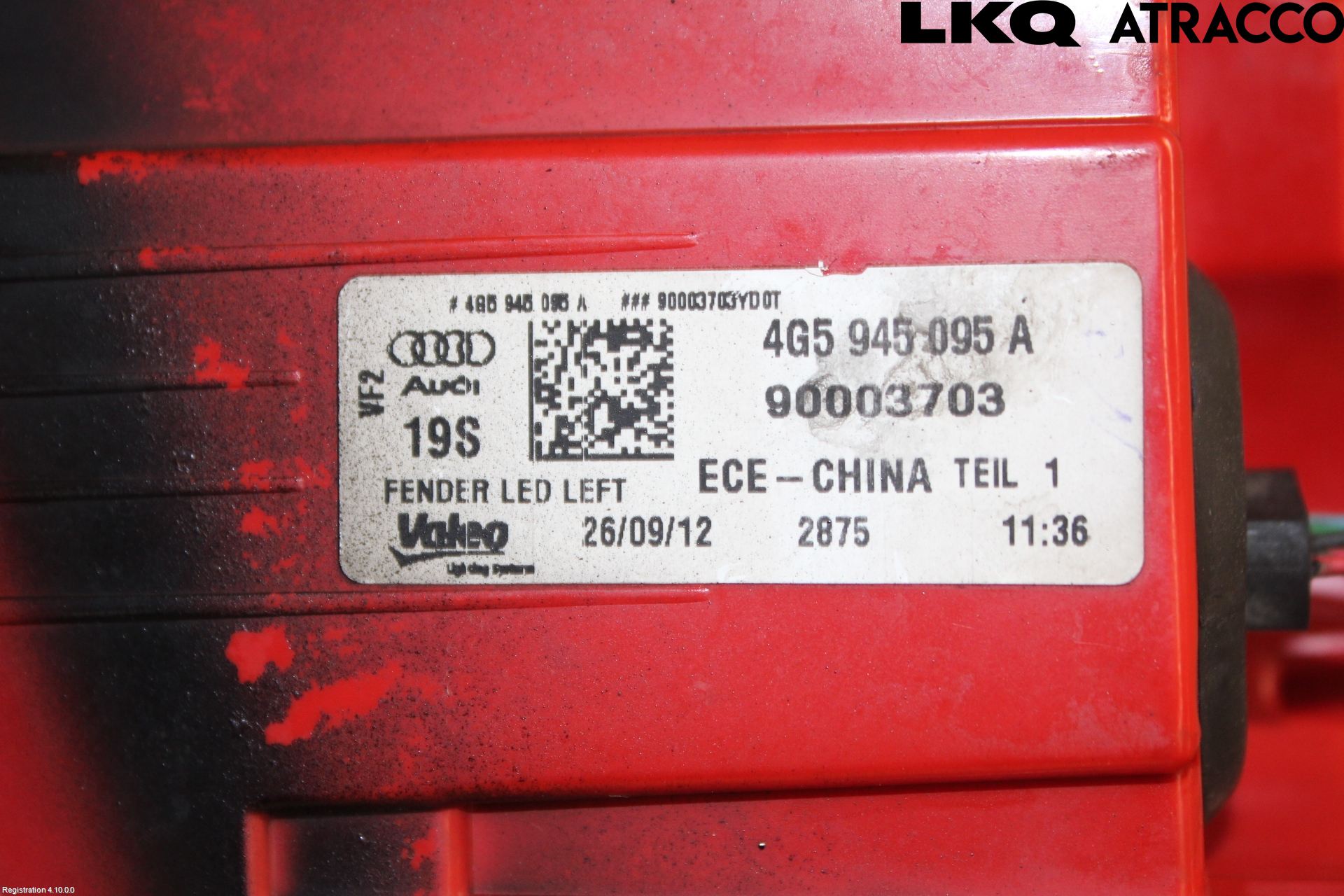 Audi A6/S6 4G 11-18 Bakljus Vänster