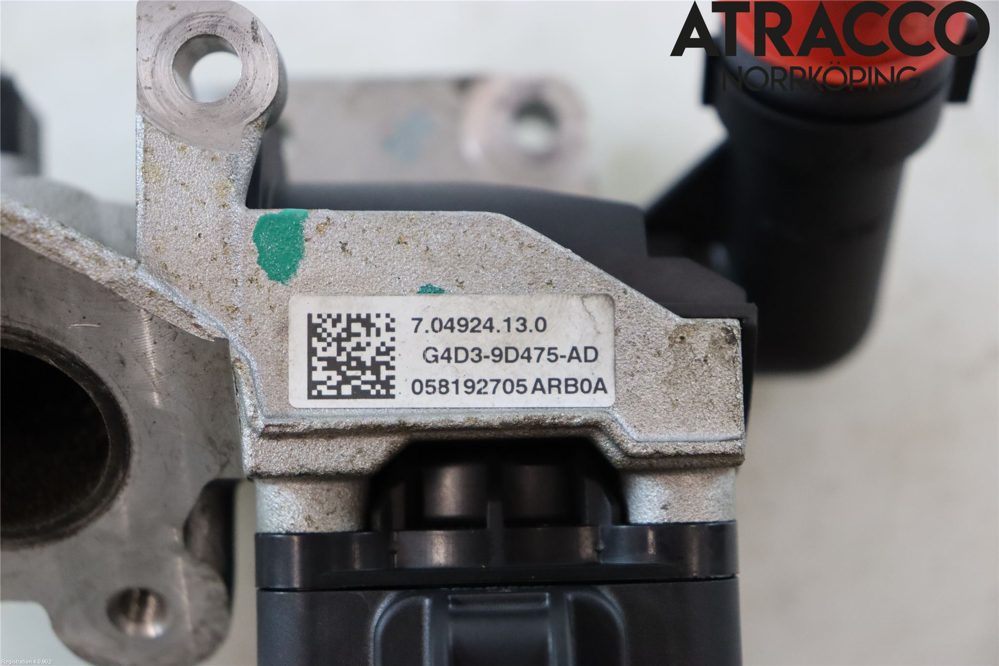 Jaguar F-PACE Avgaskylare