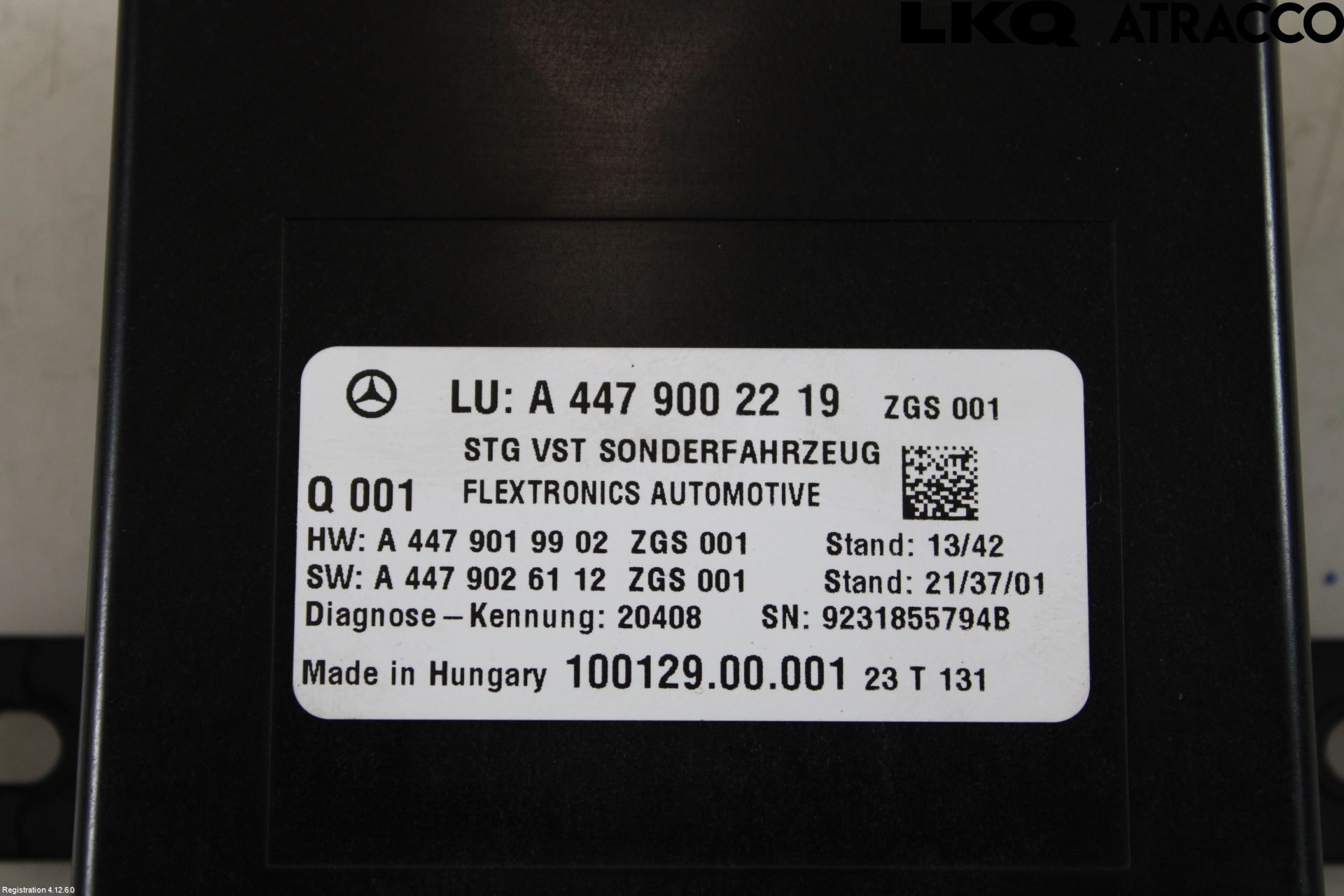 Mercedes-Benz MB VITO/V-KLASS (W640,W447,W448) 14- Styrenhet Övrigt